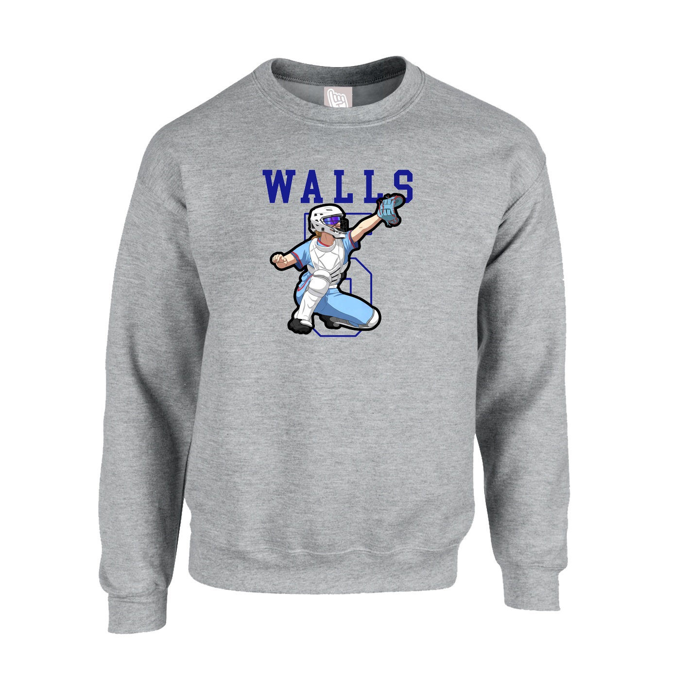 Fleece Crew — Shirsey in Grey