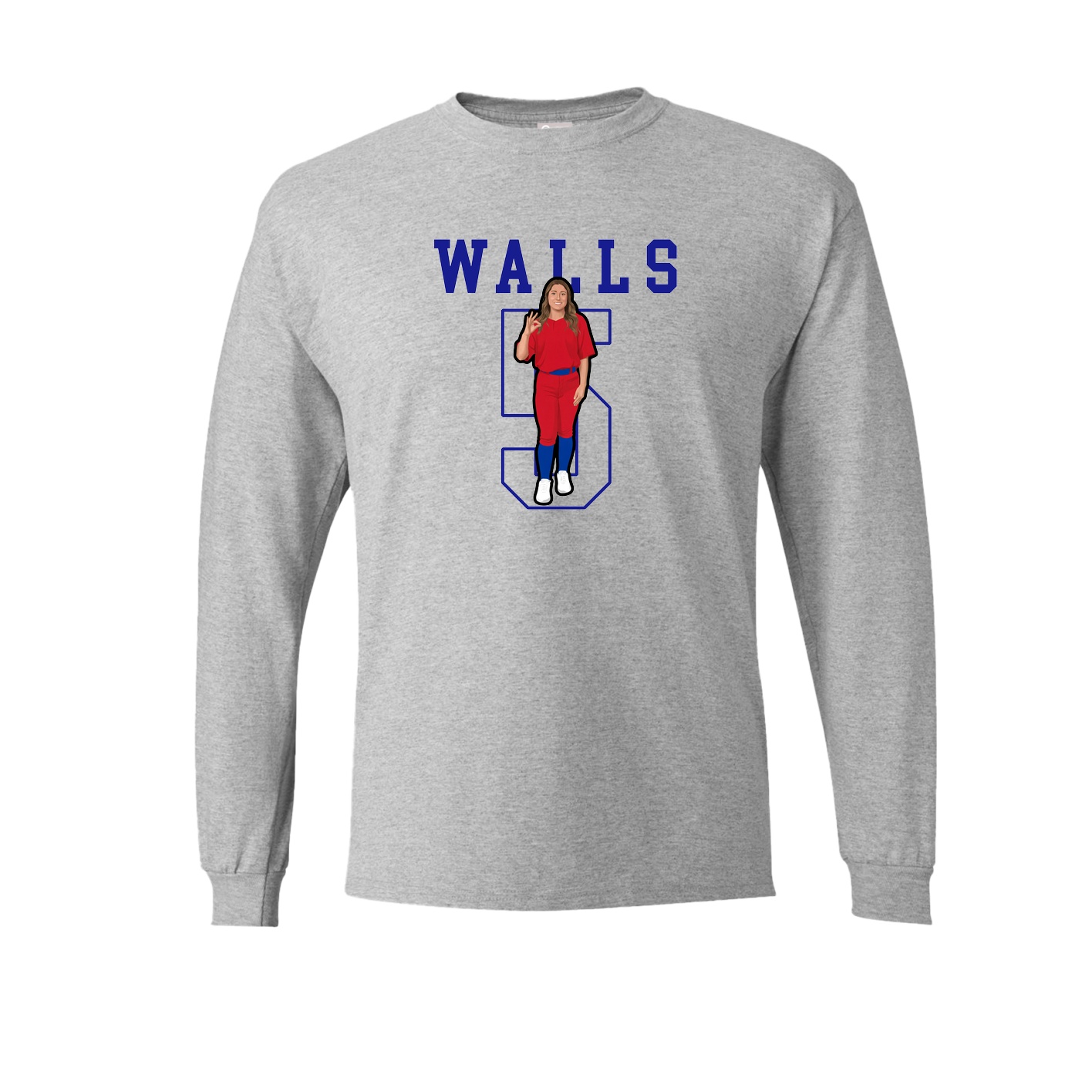 Long Sleeve Tee — Shirsey in Grey
