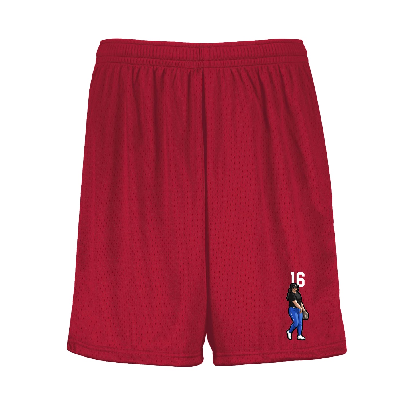 Shorts — Number Top in Red