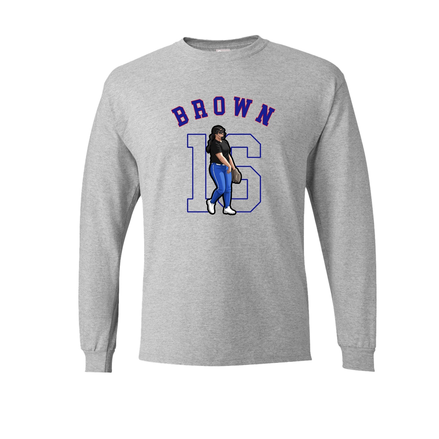 Long Sleeve Tee — Shirsey Arch in Grey