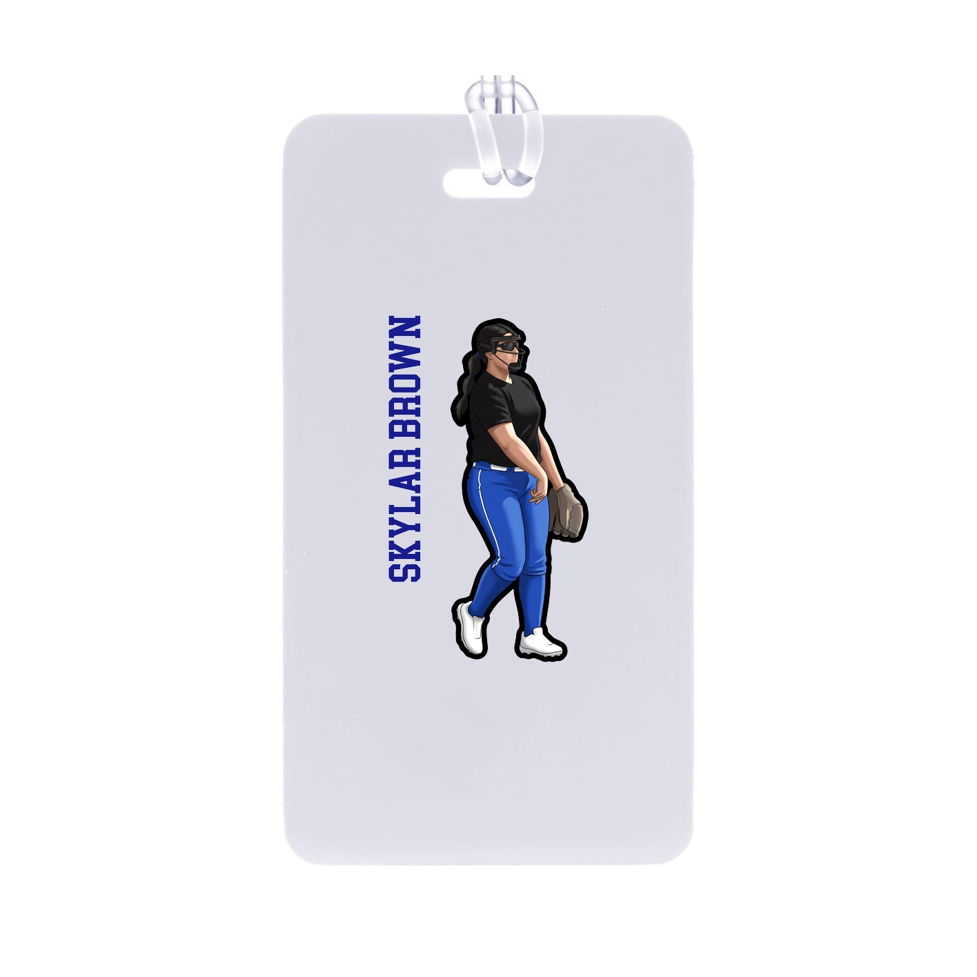 Bag Tag — Name Vertical in Classic