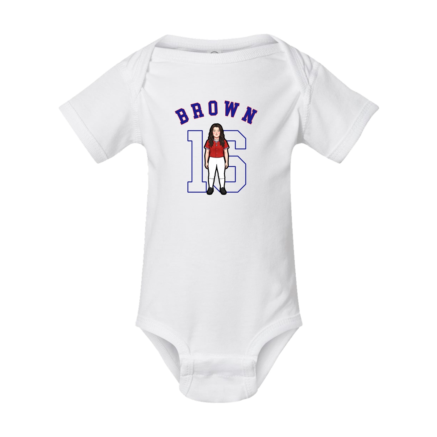 Baby Onesie — Shirsey Arch in White