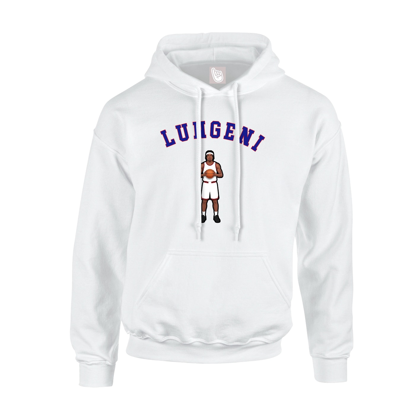 Youth Hoodie — Shirsey Arch in White