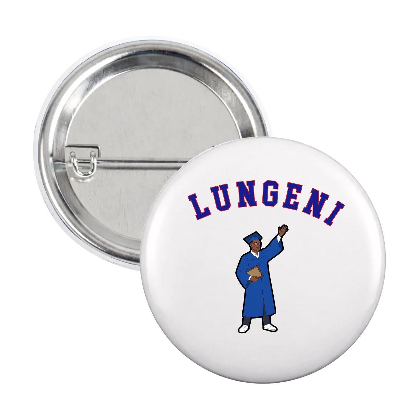 Game Day Button — Shirsey Arch in White