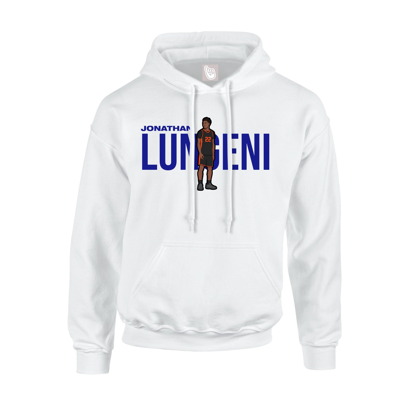 Hoodie — Player Name in White