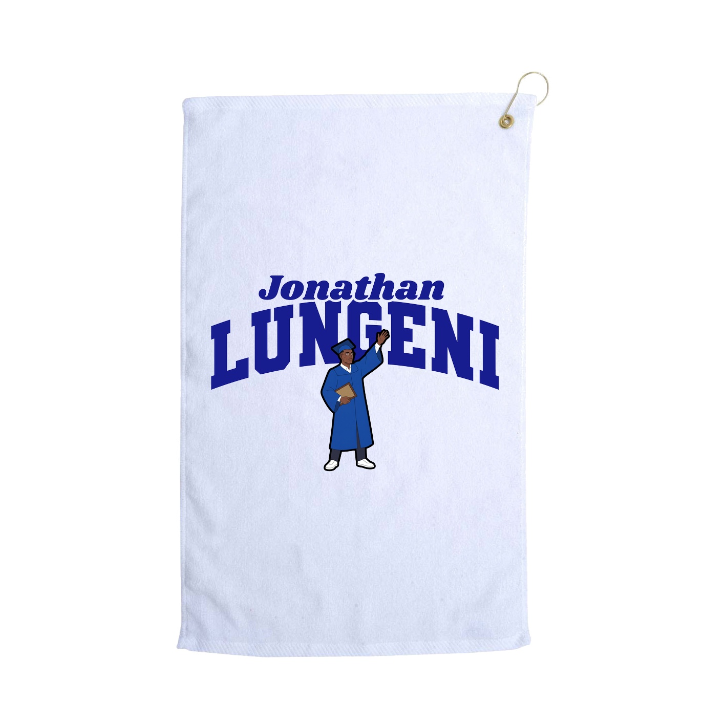 Golf Towel — Signature Arch in White