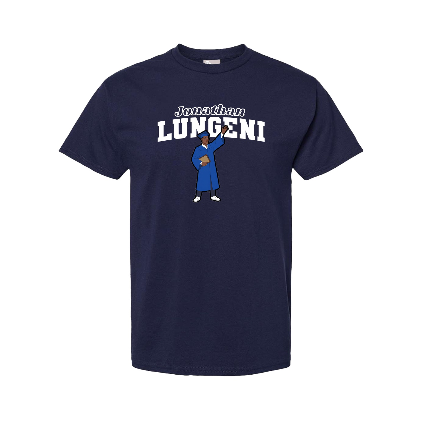 Tee — Name Arch in Navy