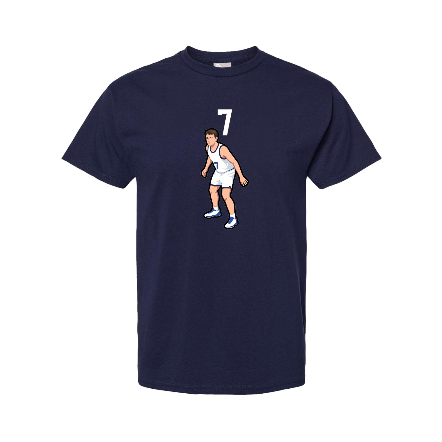 Youth Tee — Number Top in Navy