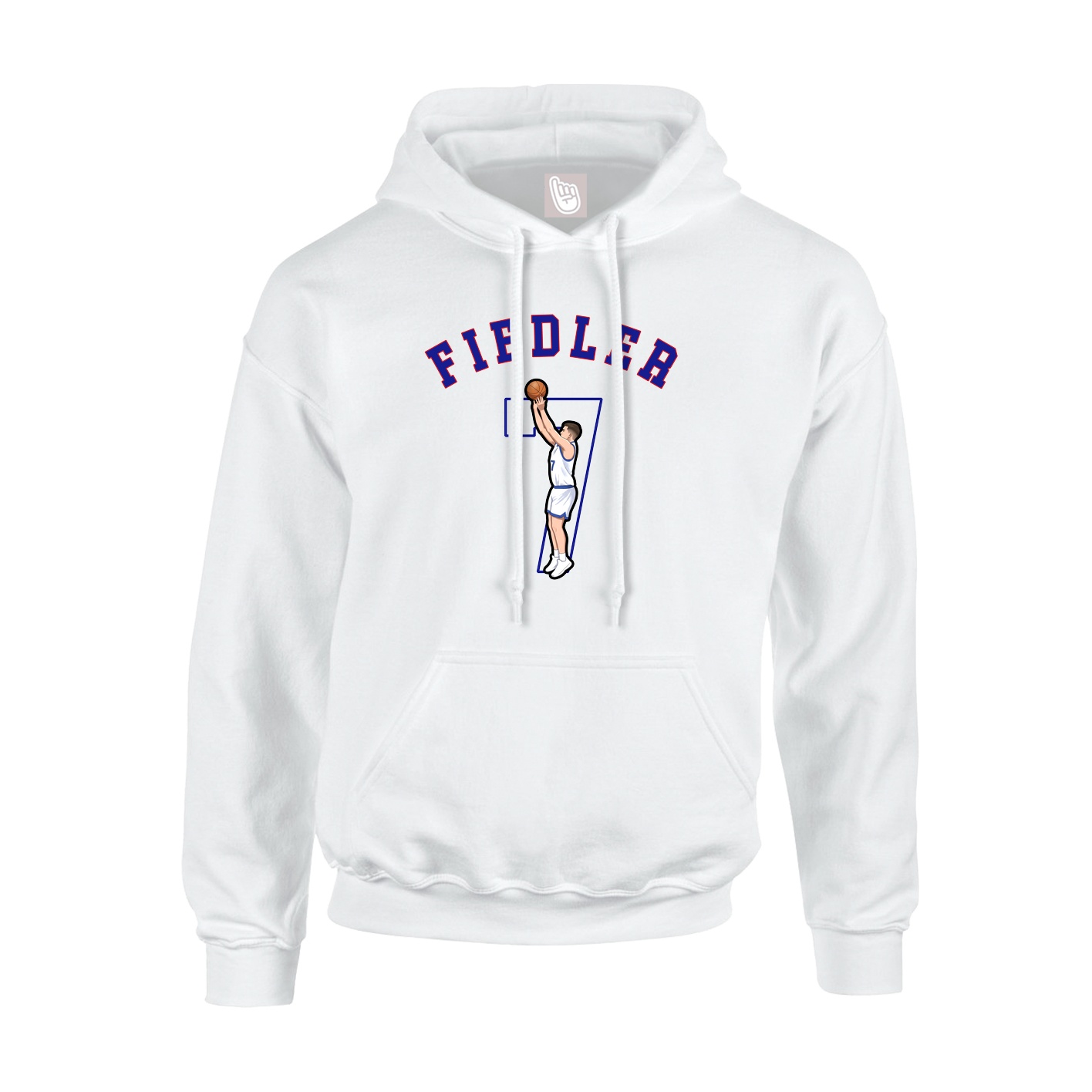 Youth Hoodie — Shirsey Arch in White