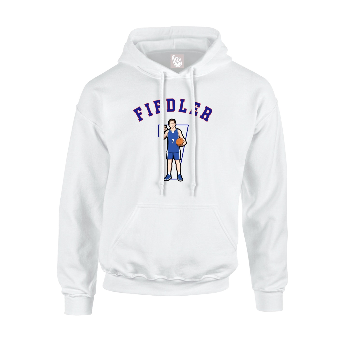 Hoodie — Shirsey Arch in White