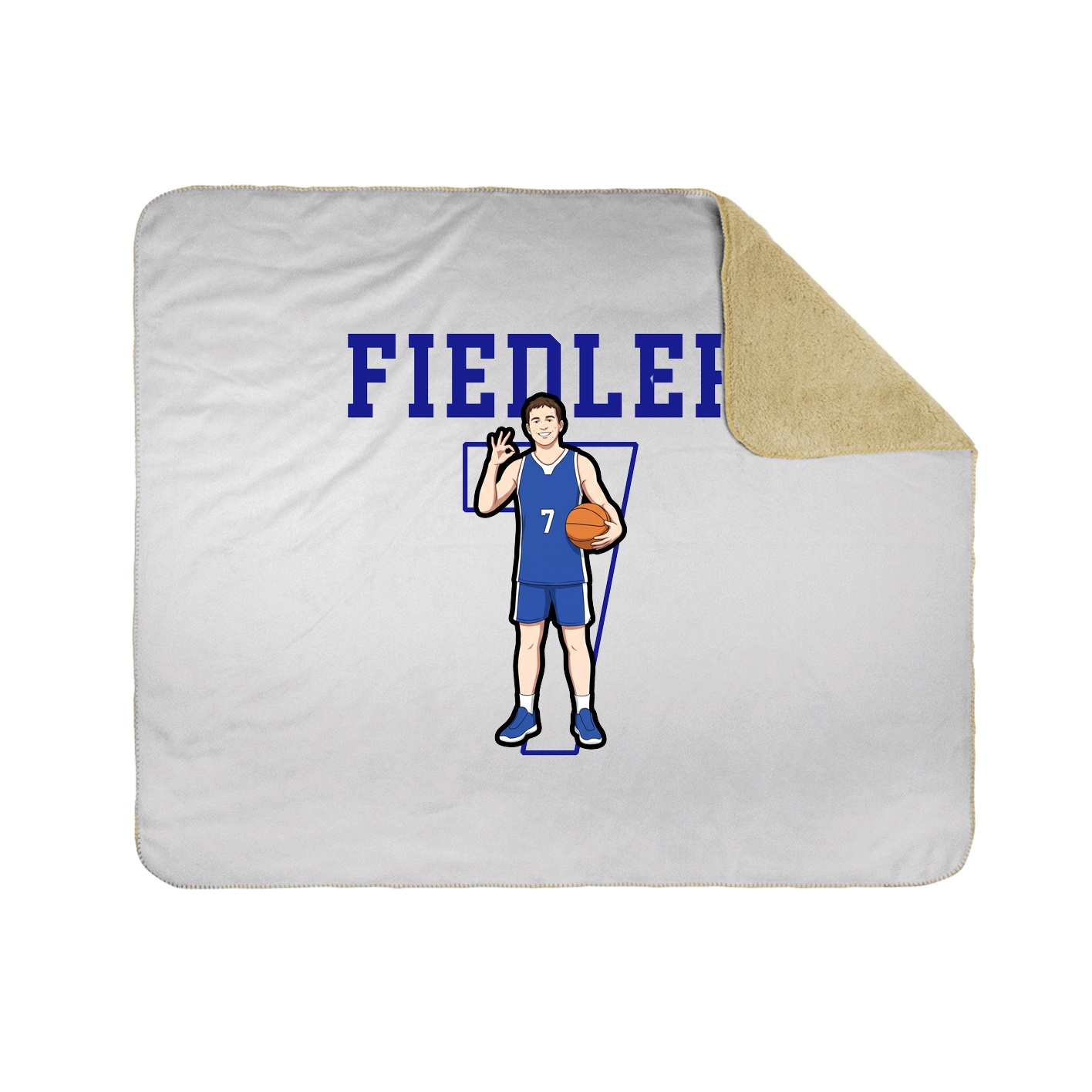 Throw Blanket — Shirsey in White