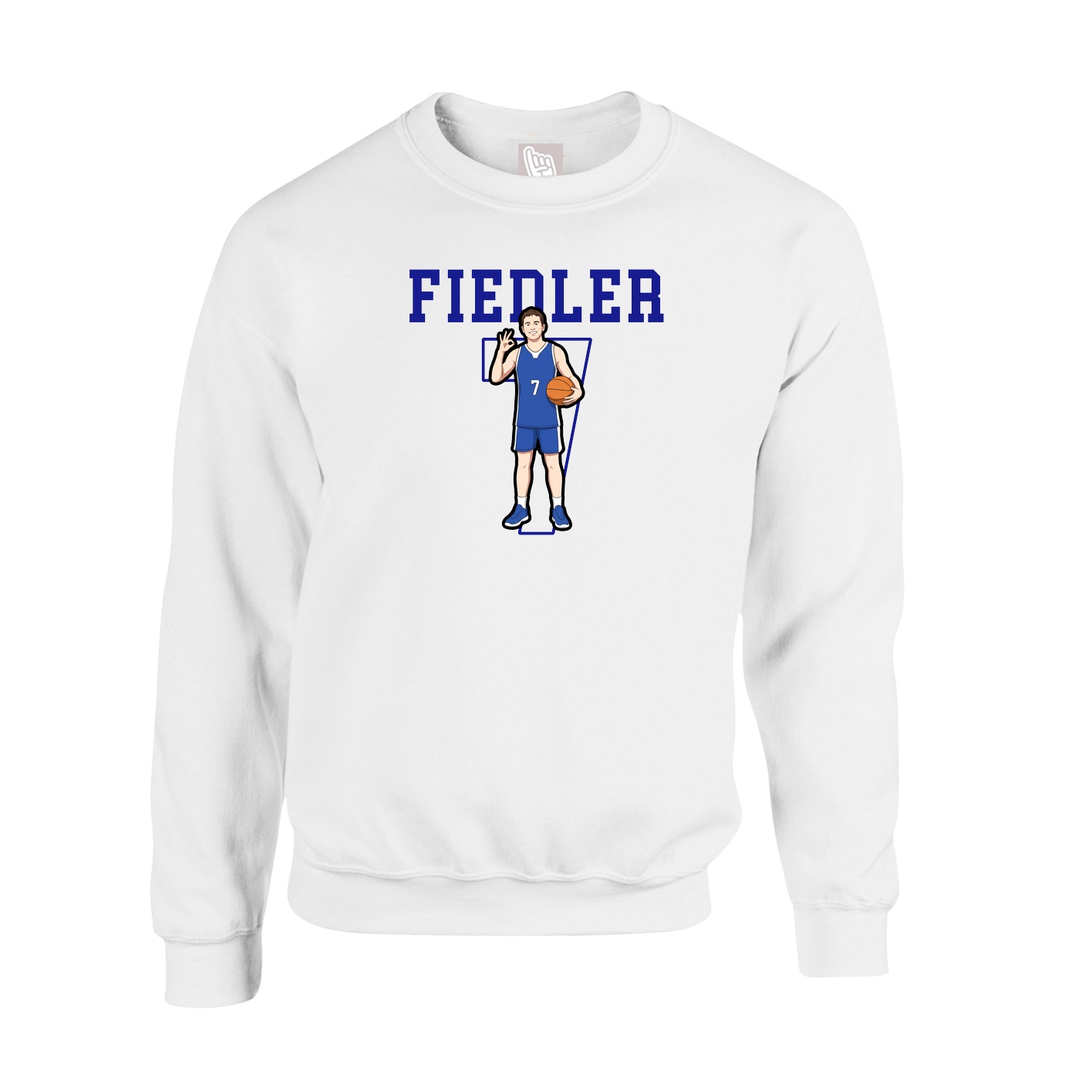 Fleece Crew — Shirsey in White