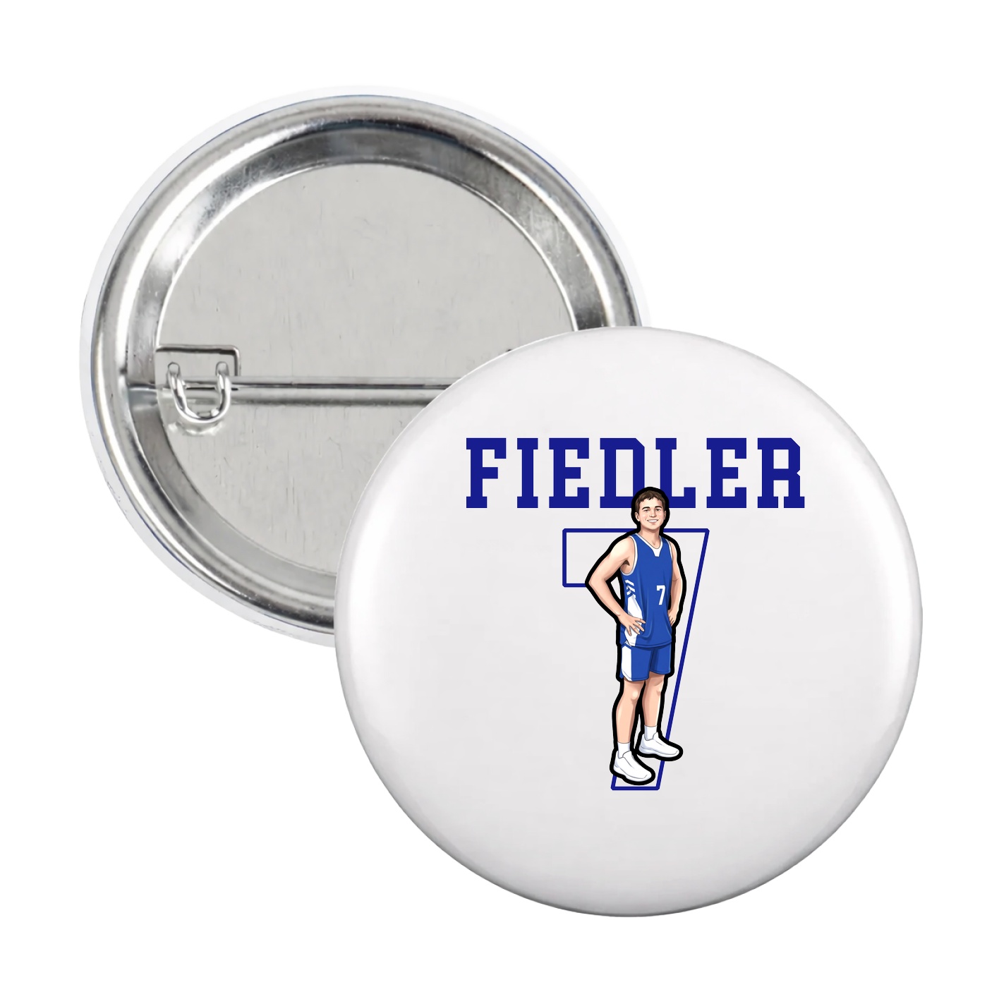 Game Day Button — Shirsey in White
