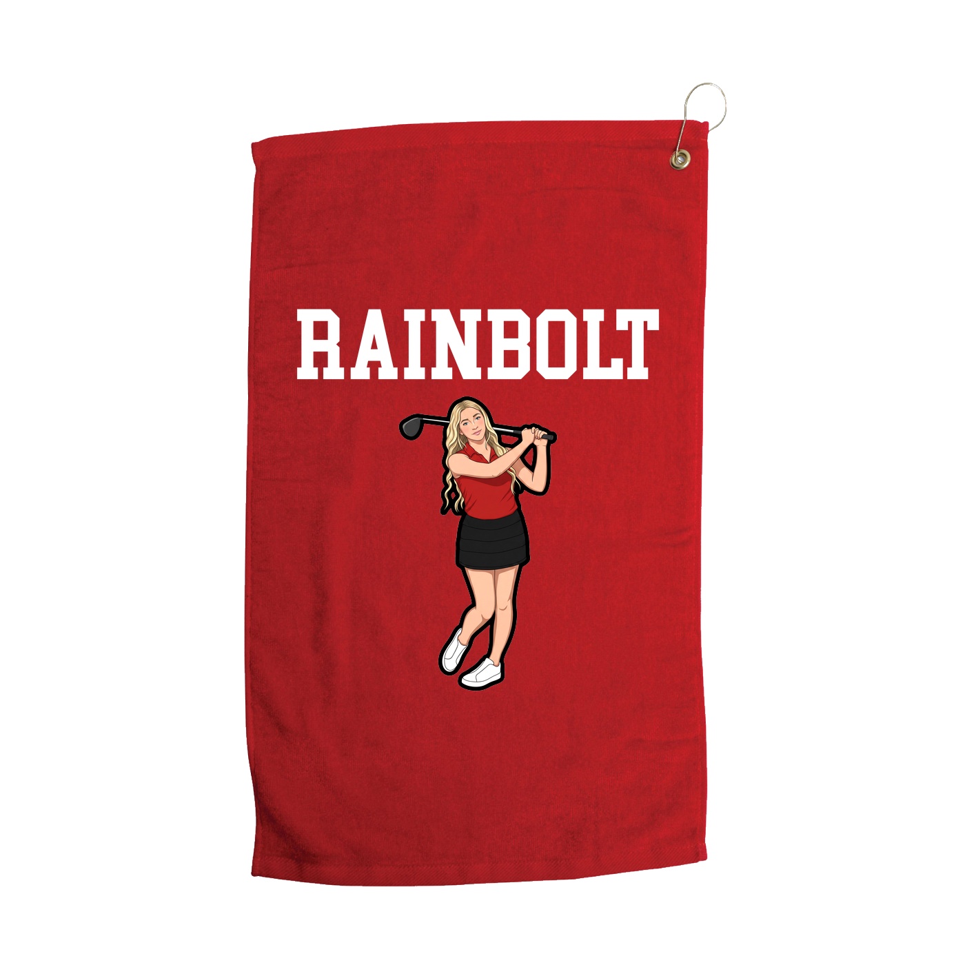 Golf Towel — Shirsey in Red