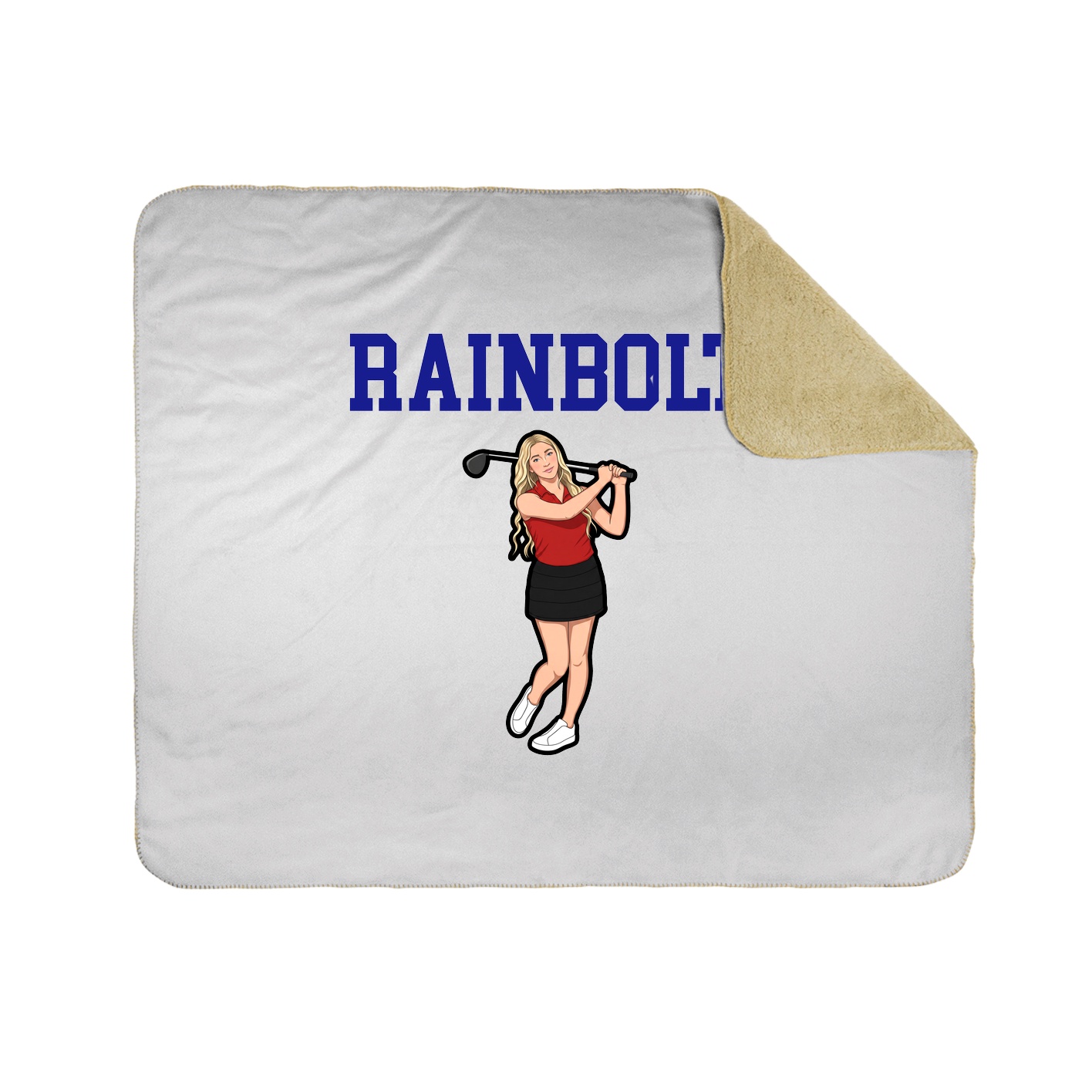 Throw Blanket — Shirsey in White