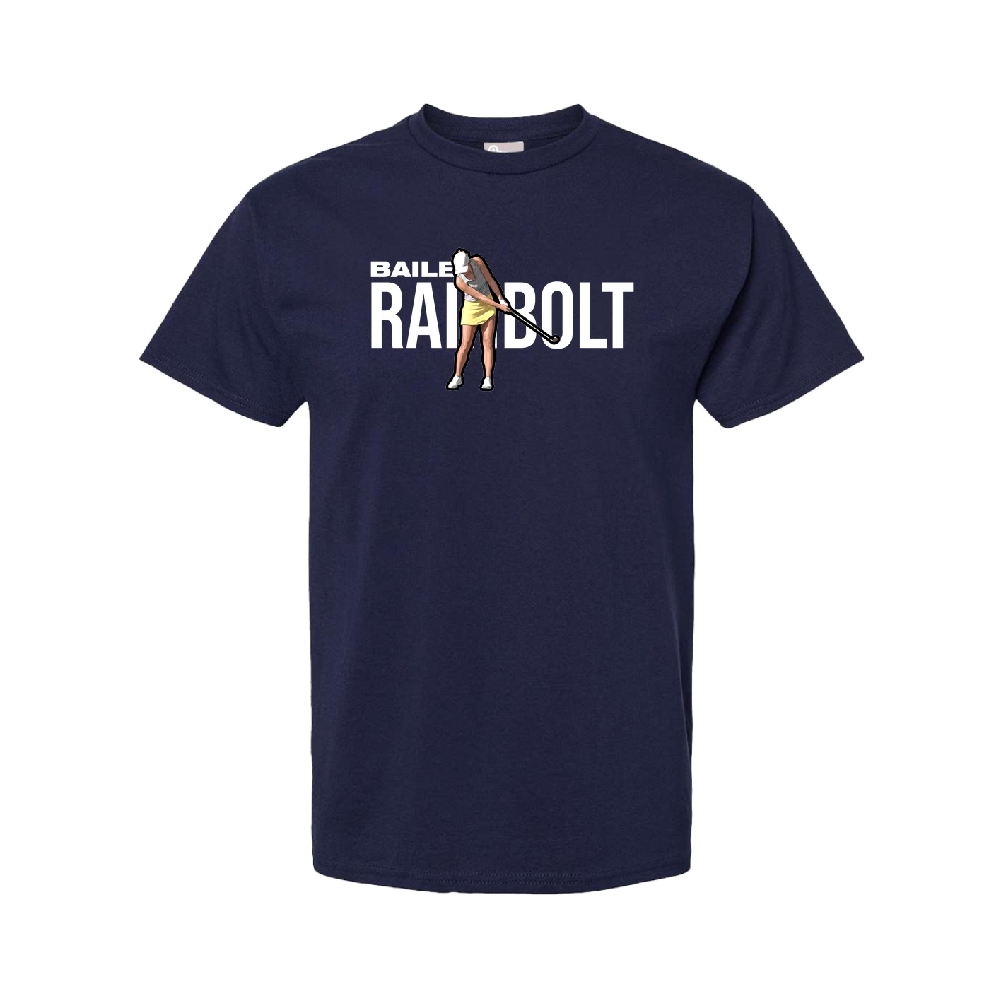 Tee — Player Name in Navy