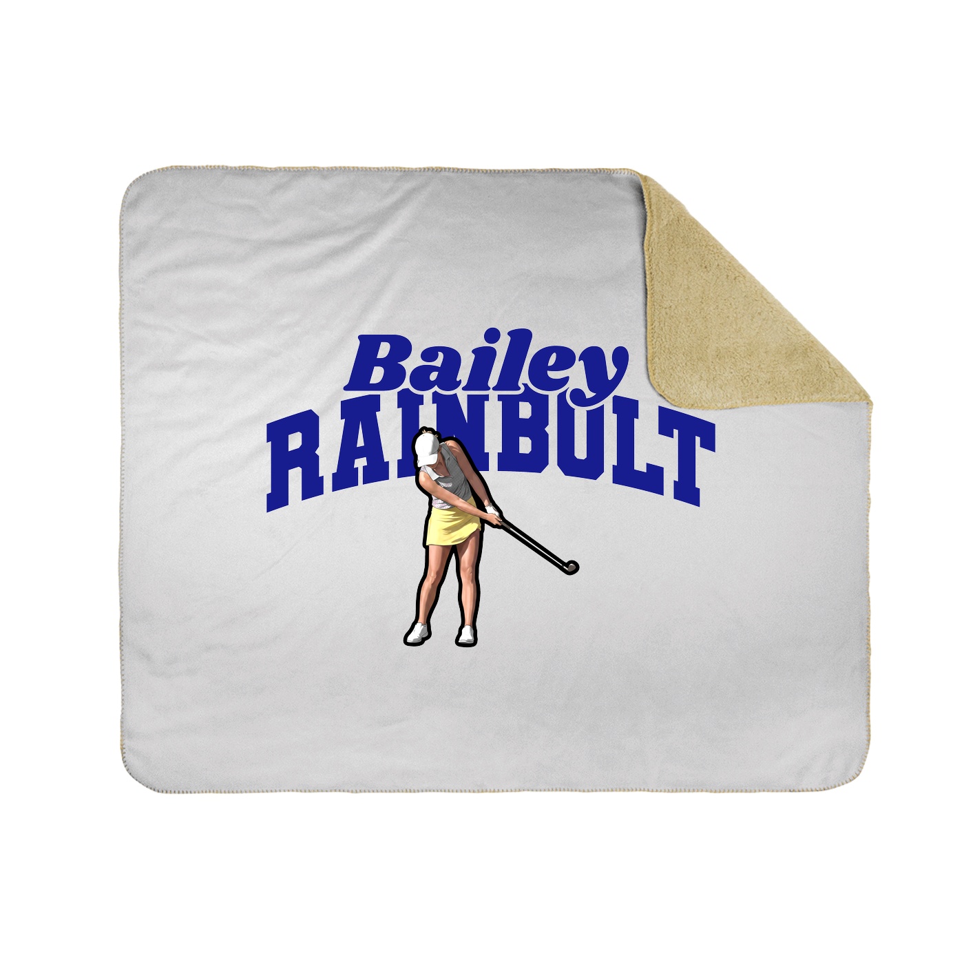 Throw Blanket — Signature Arch in White