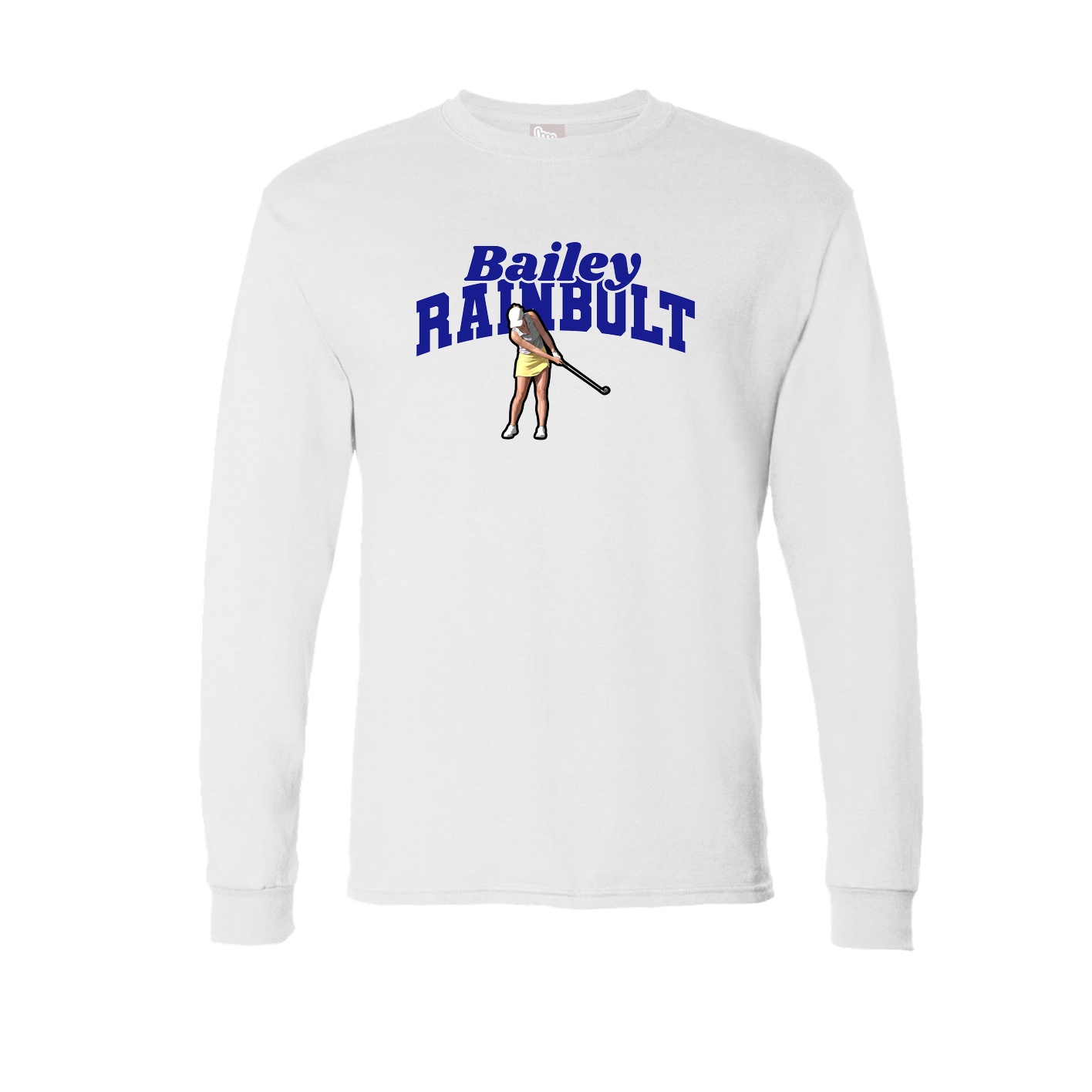 Long Sleeve Tee — Signature Arch in White