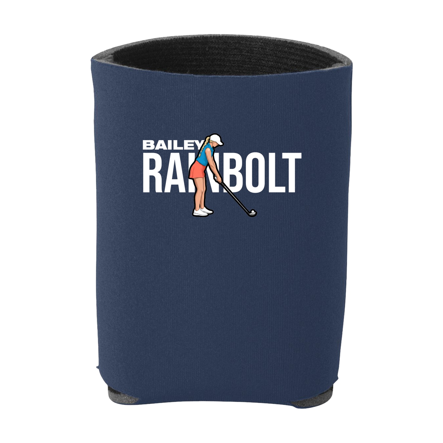 Can Holder — Player Name in Navy