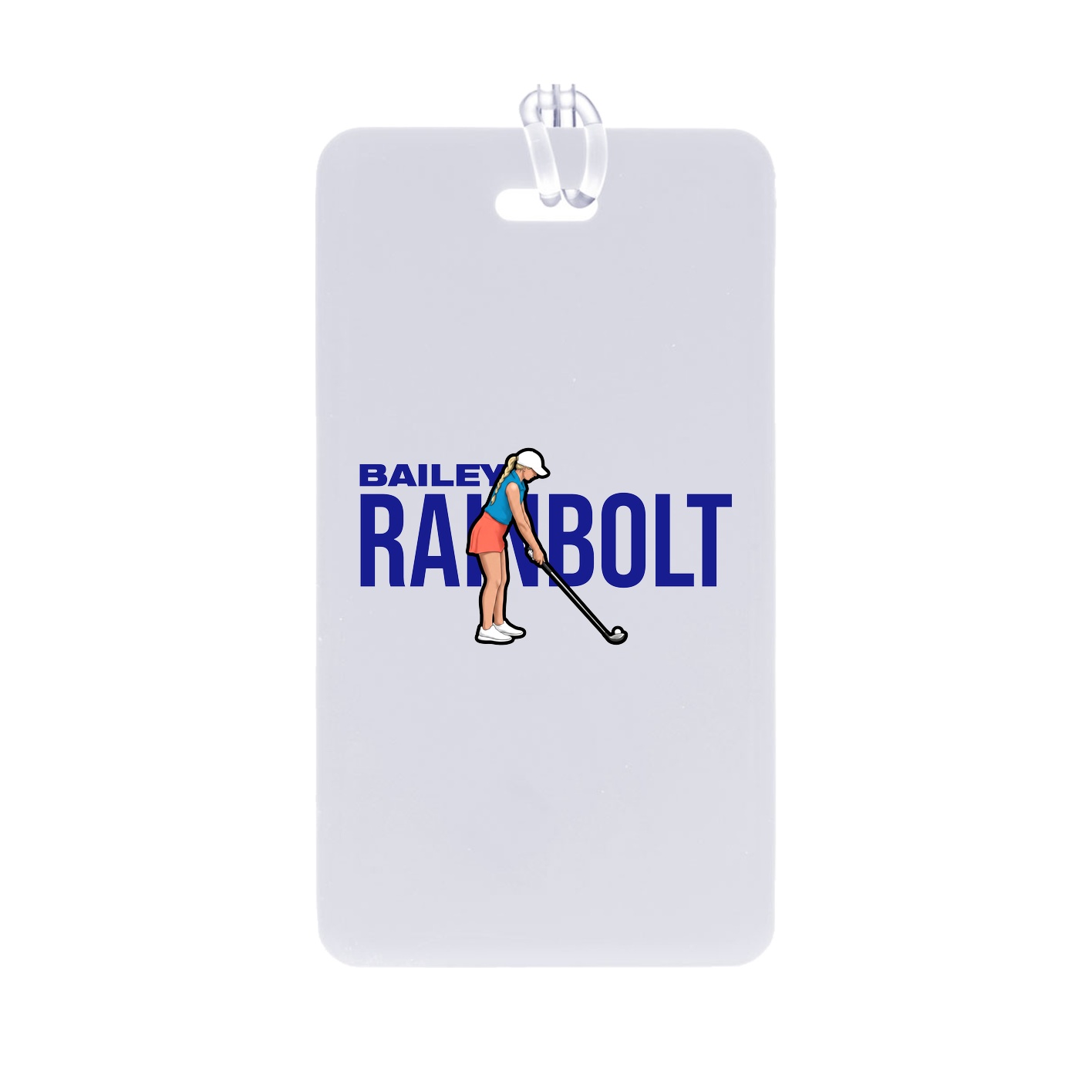 Bag Tag — Player Name in Classic