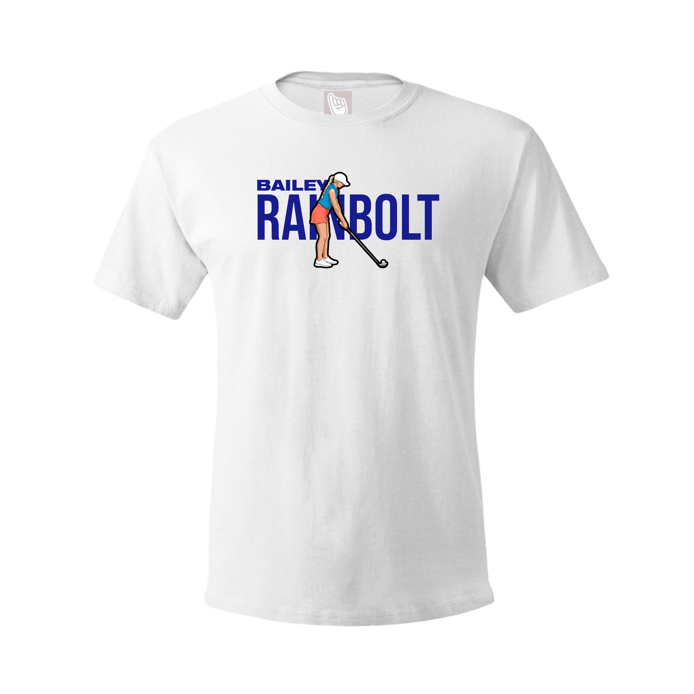 Youth Tee — Player Name in White
