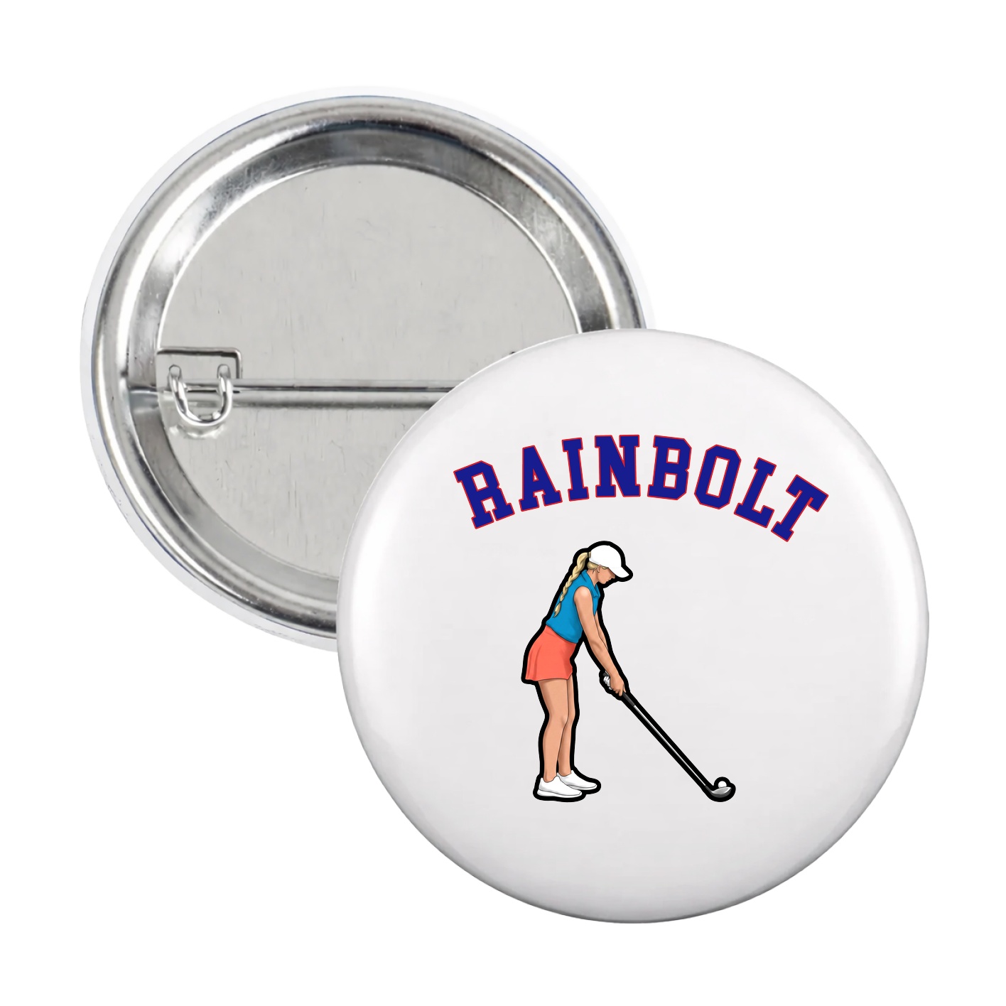Game Day Button — Shirsey Arch in White