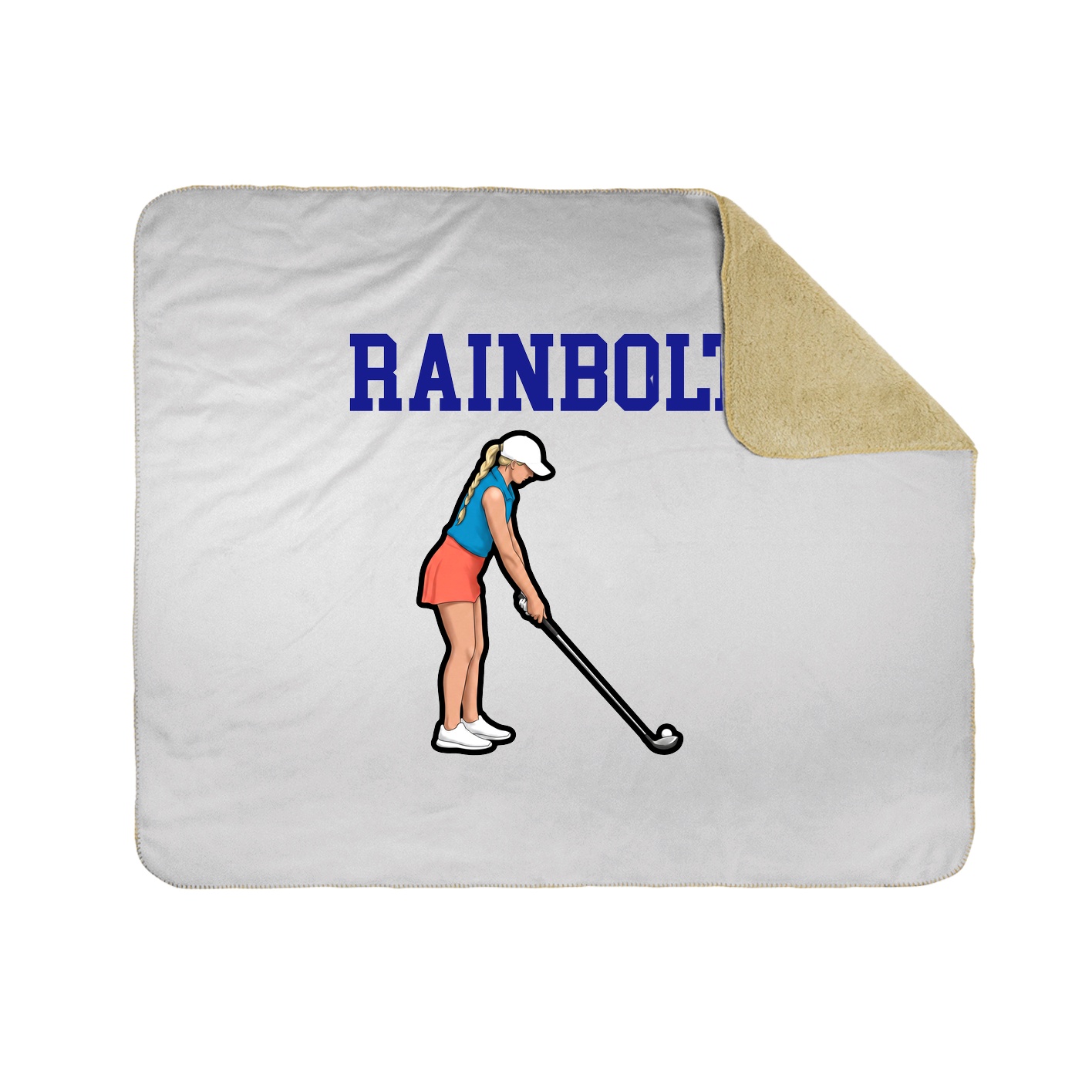 Throw Blanket — Shirsey in White