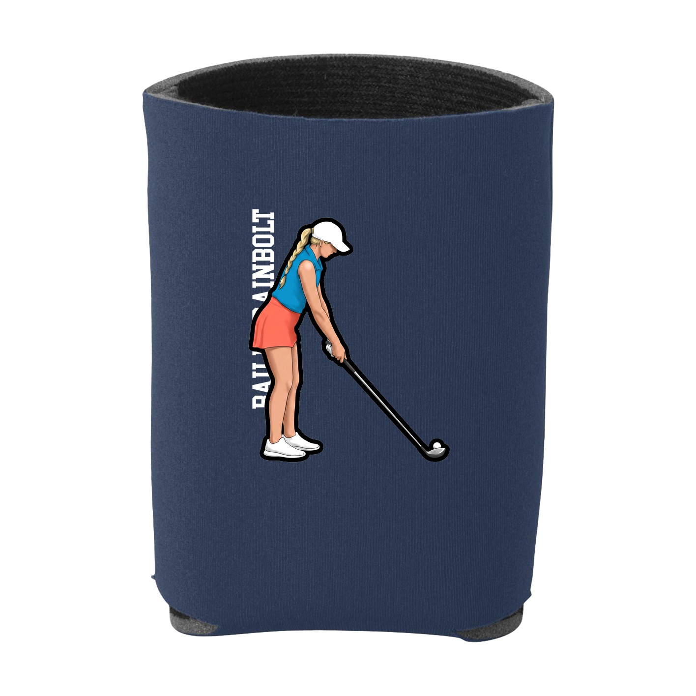 Can Holder — Name Vertical in Navy