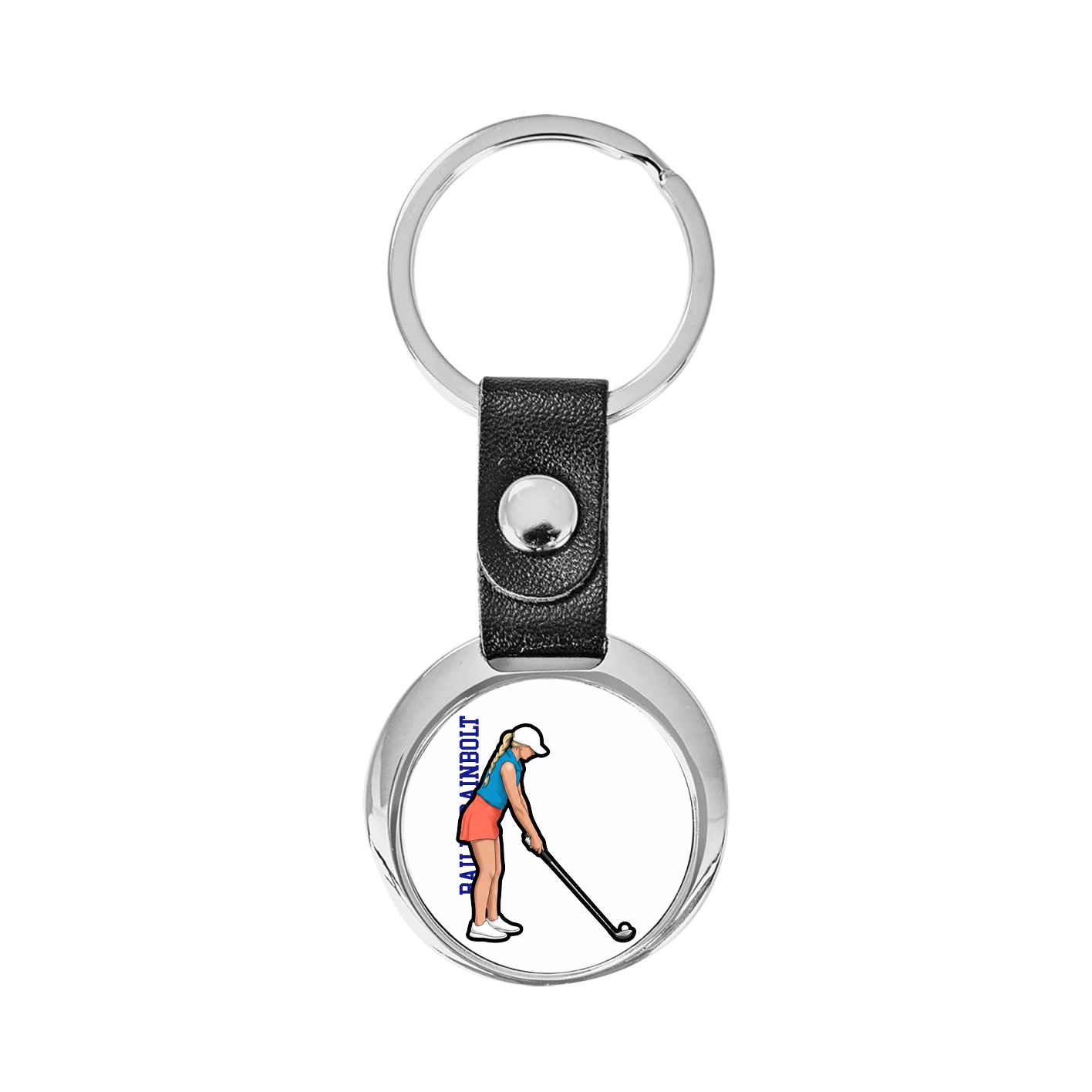 Key Chain — Name Vertical in Classic