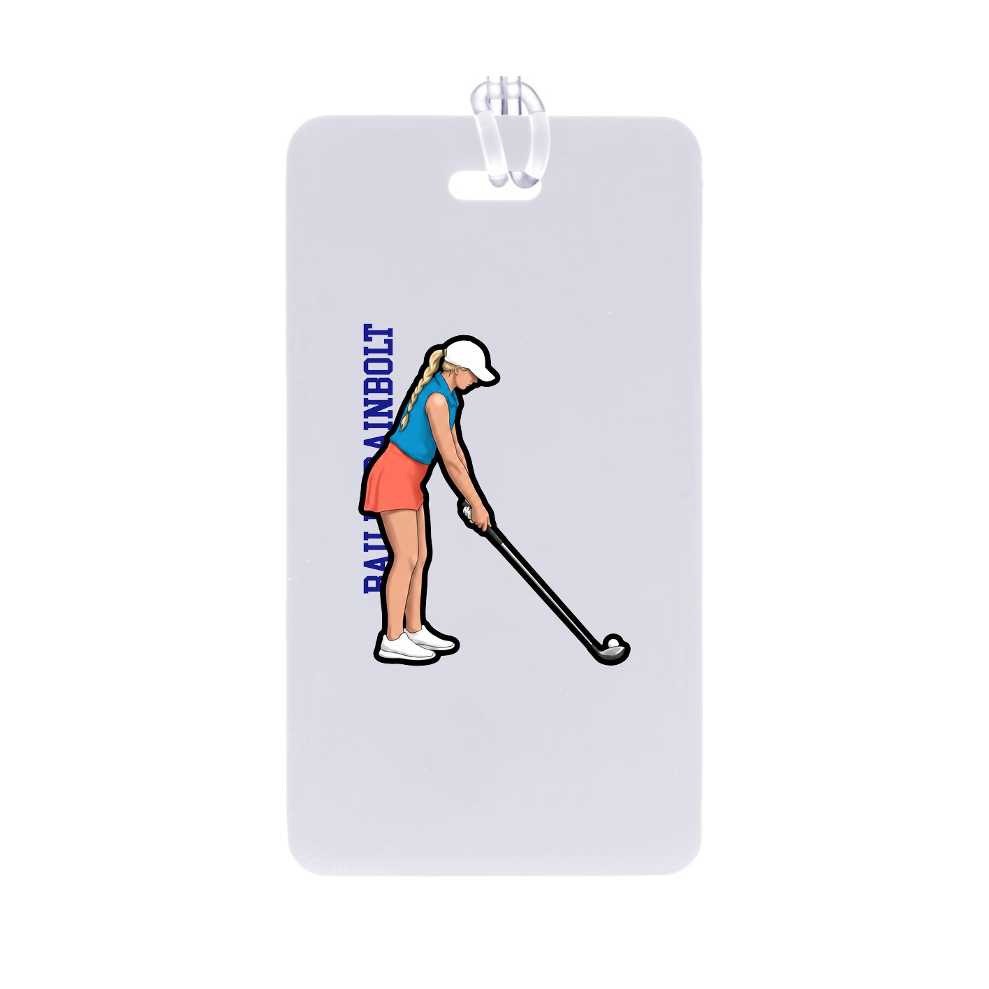 Bag Tag — Name Vertical in Classic