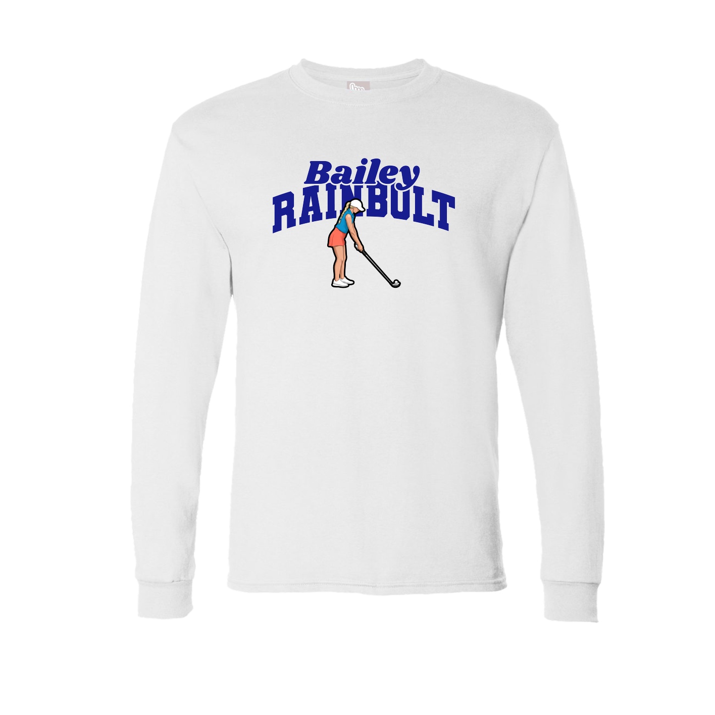 Long Sleeve Tee — Signature Arch in White