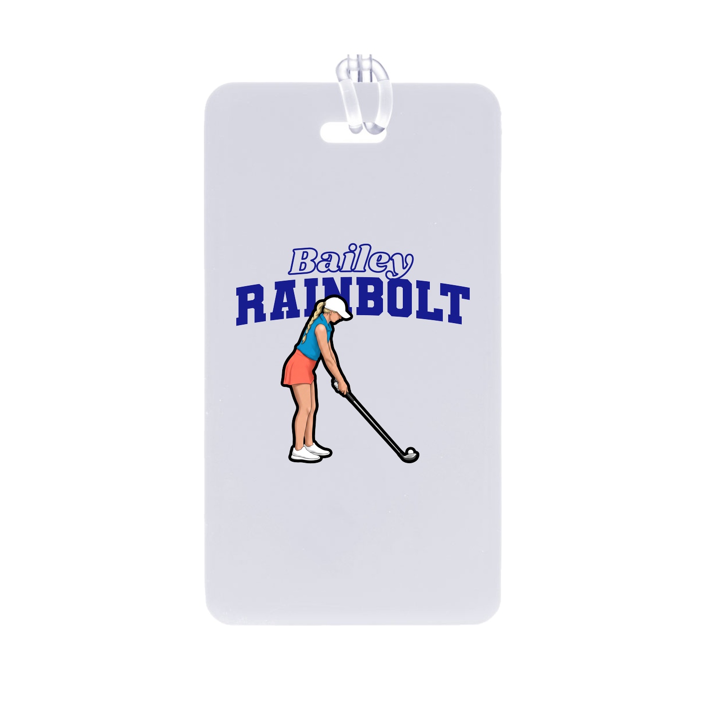 Bag Tag — Name Arch in Classic