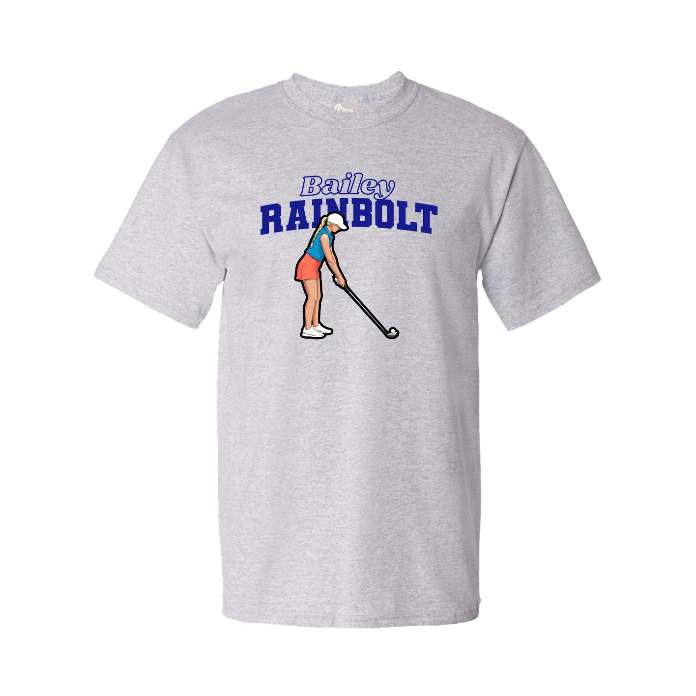 Tee — Name Arch in Grey