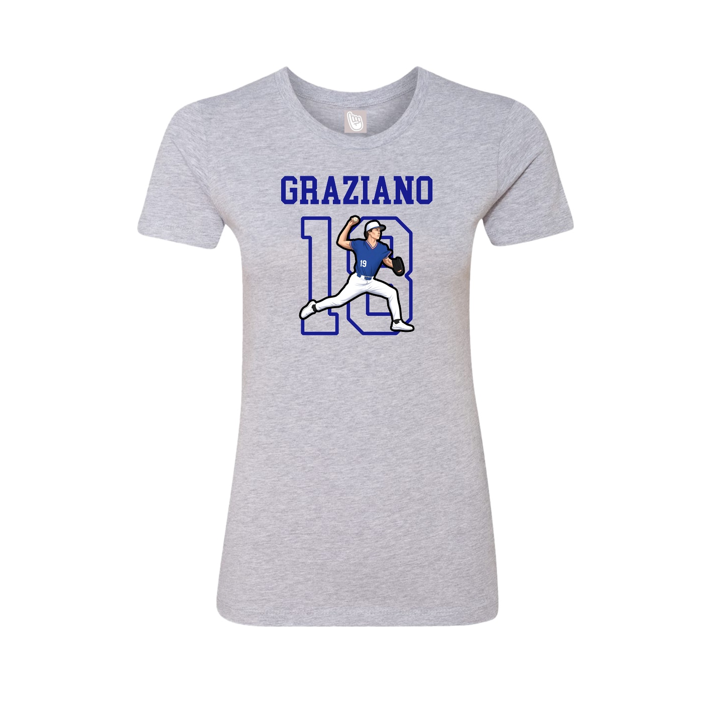 Fitted Women's Tee — Shirsey in Grey