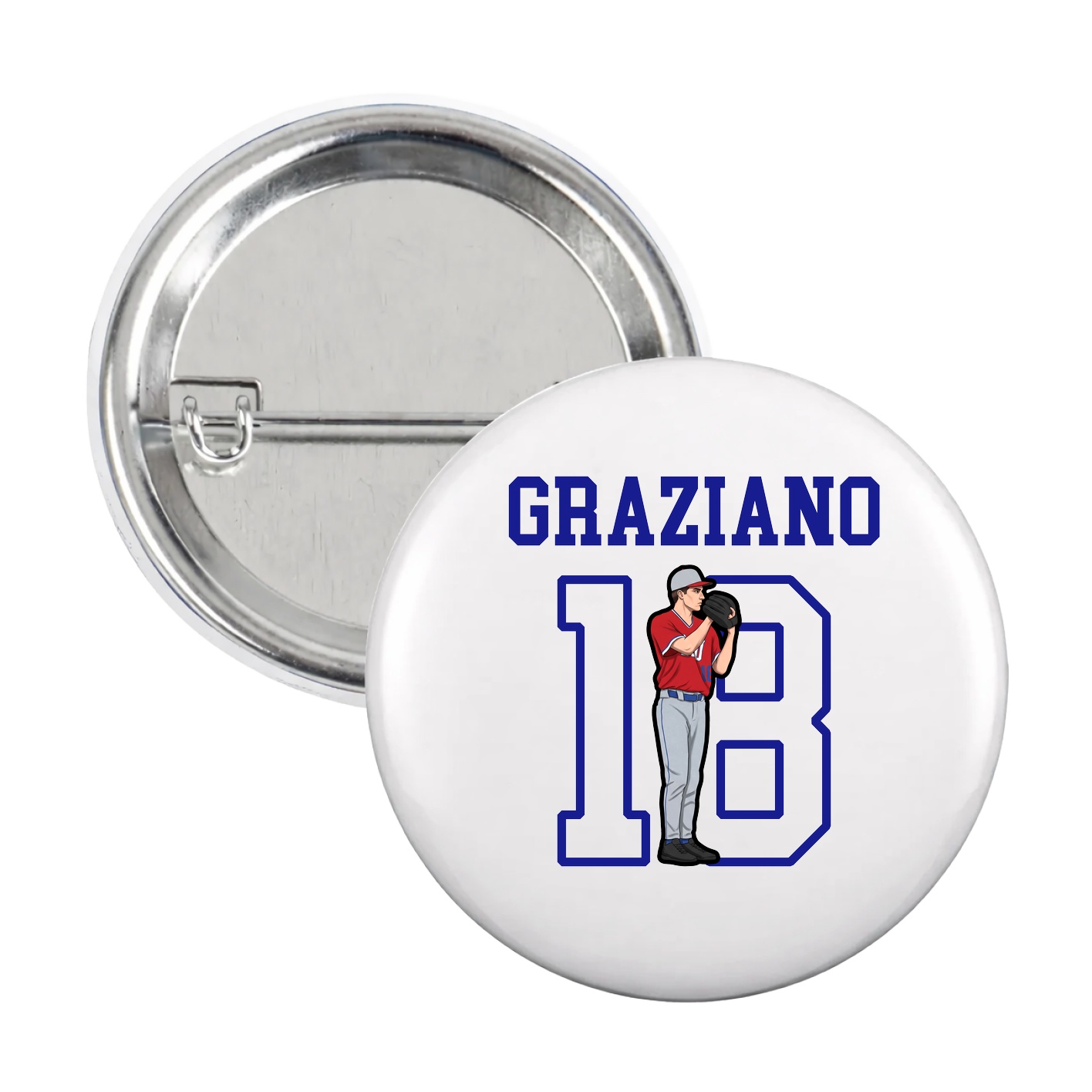 Game Day Button — Shirsey in White