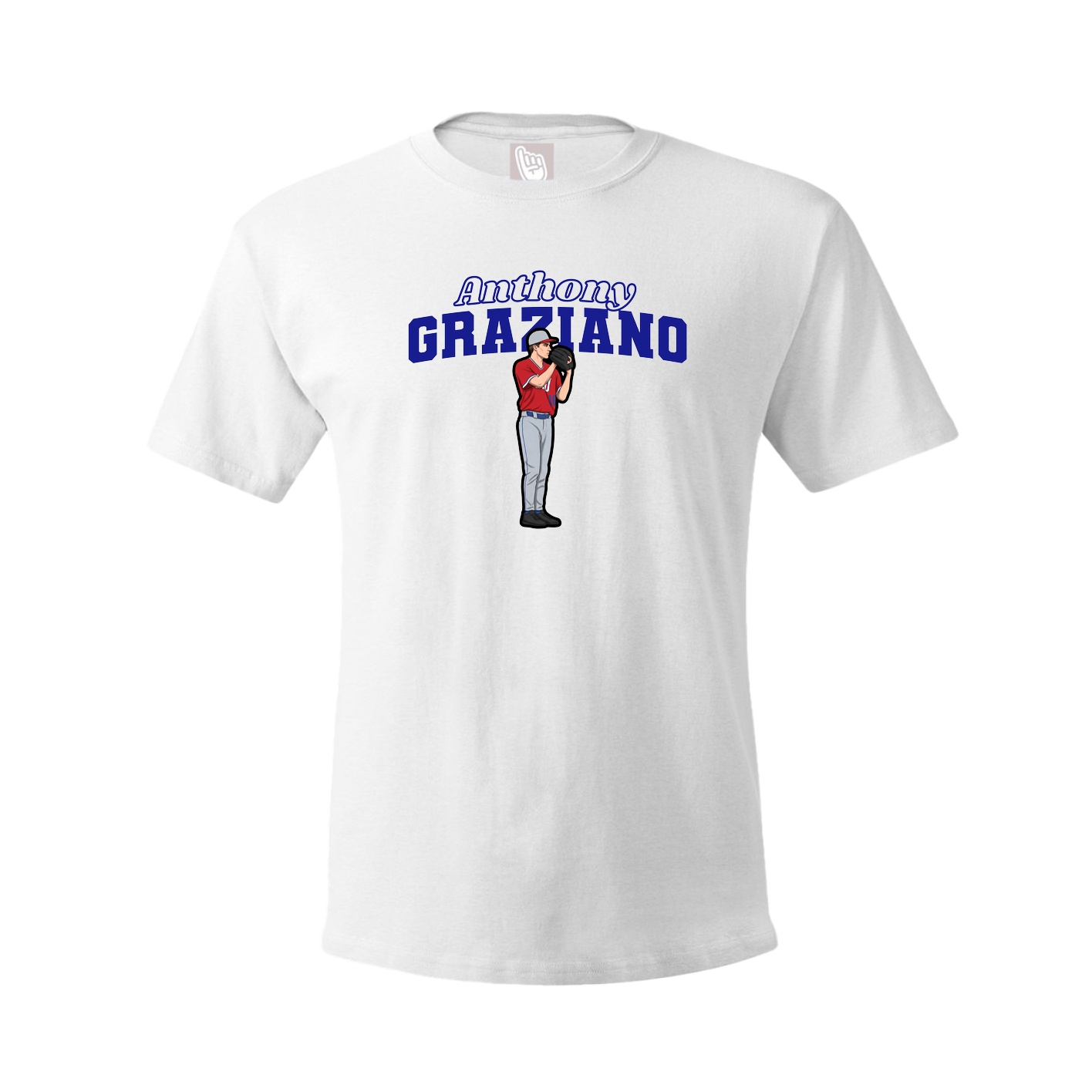 Tee — Name Arch in White