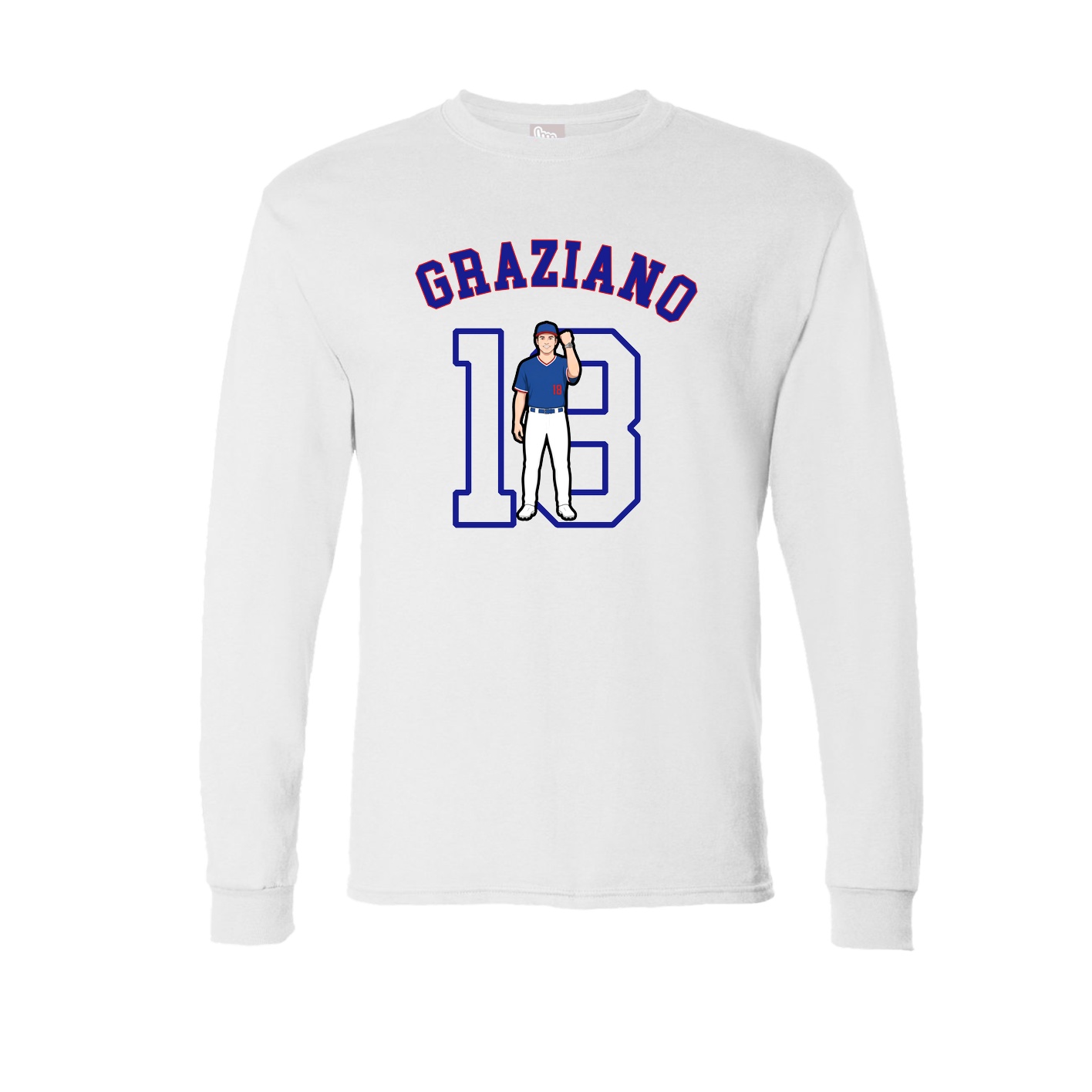 Long Sleeve Tee — Shirsey Arch in White