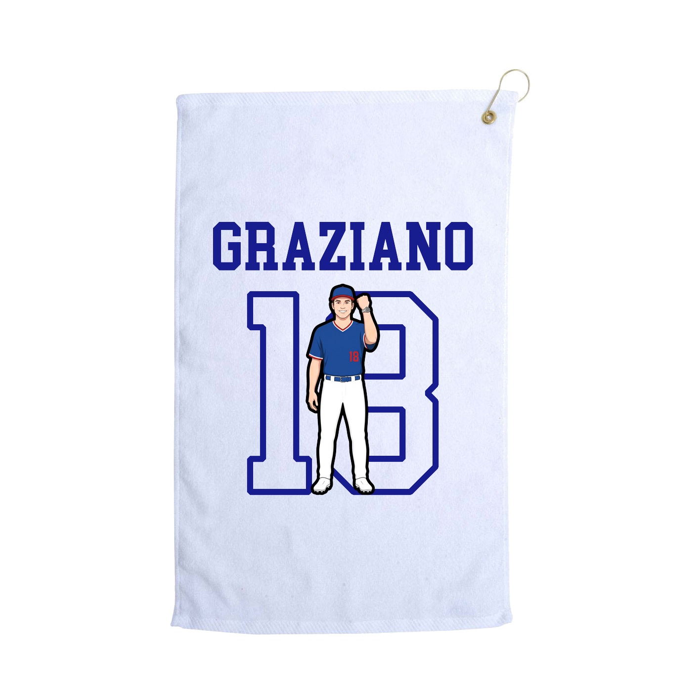 Golf Towel — Shirsey in White