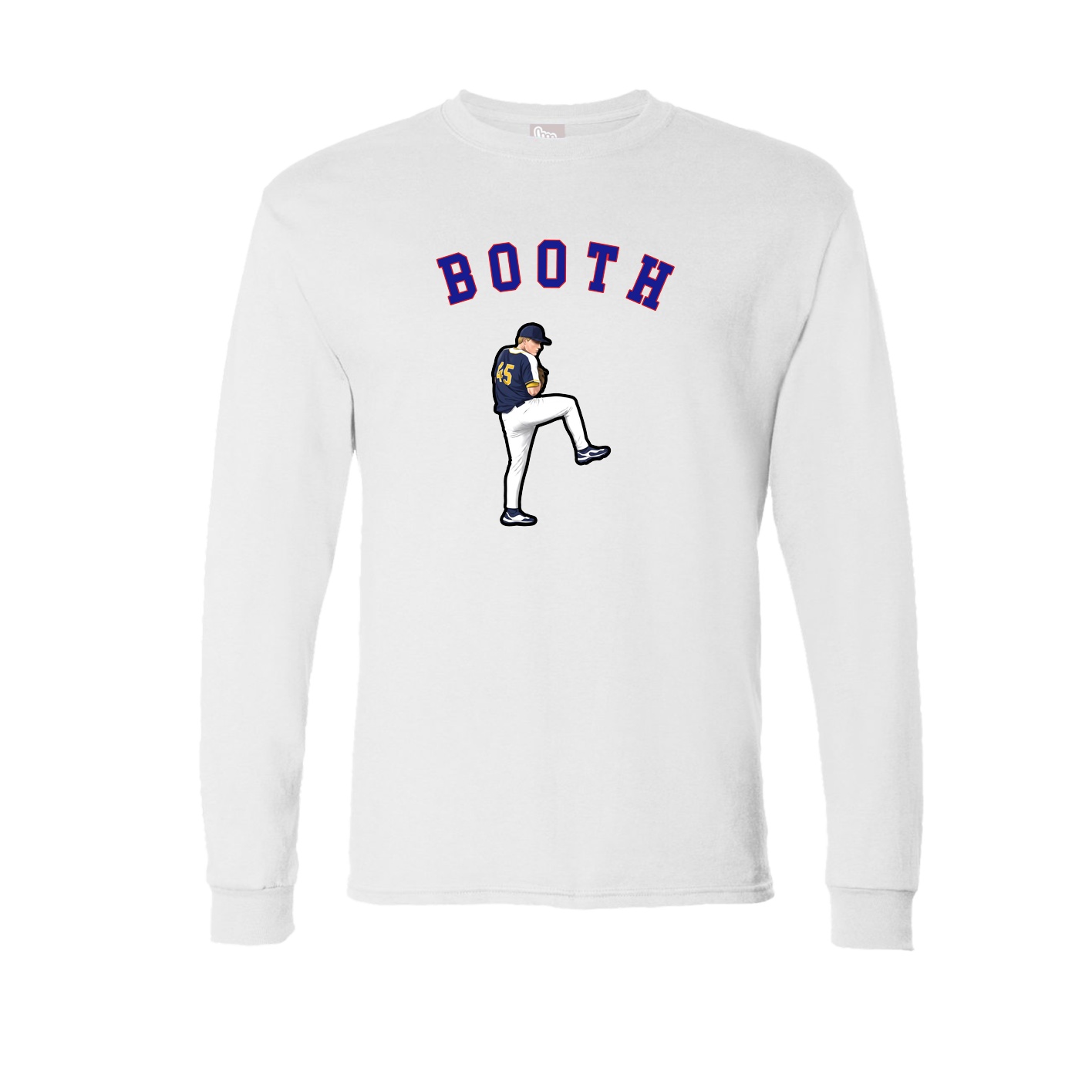 Long Sleeve Tee — Shirsey Arch in White