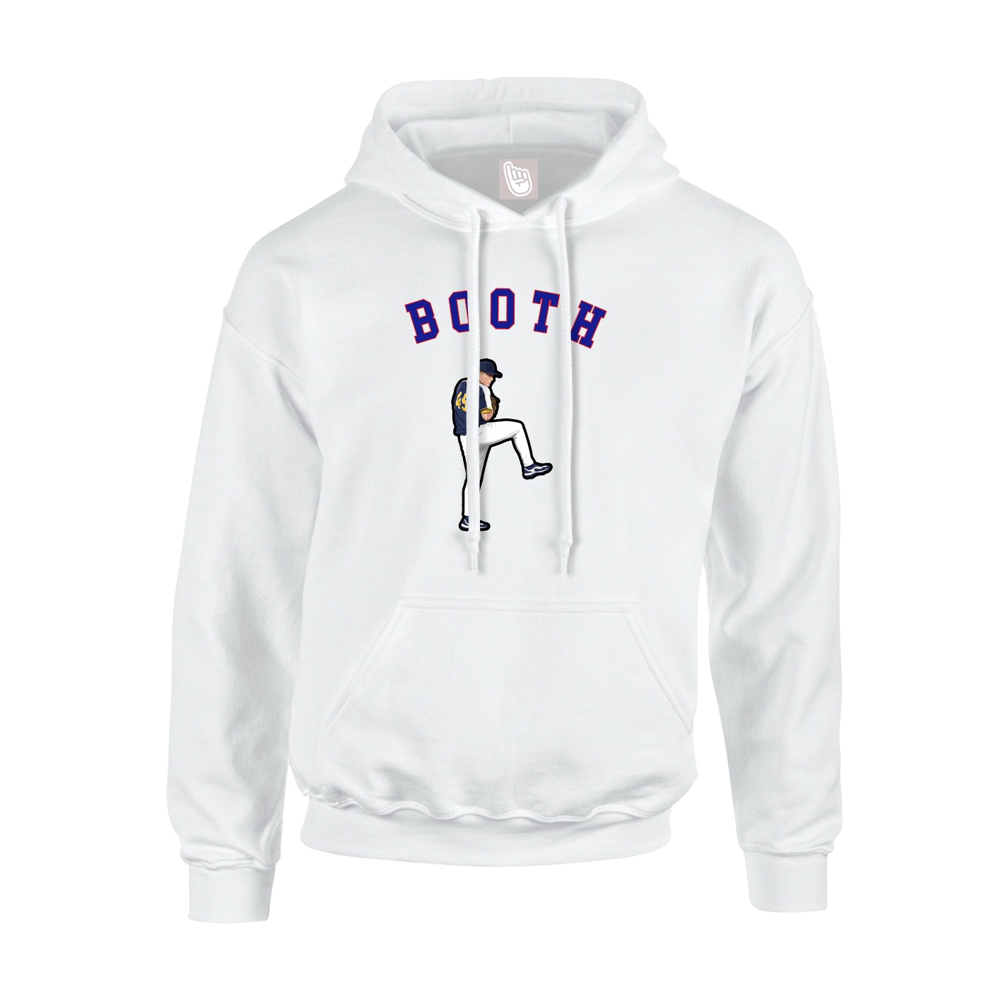 Hoodie — Shirsey Arch in White