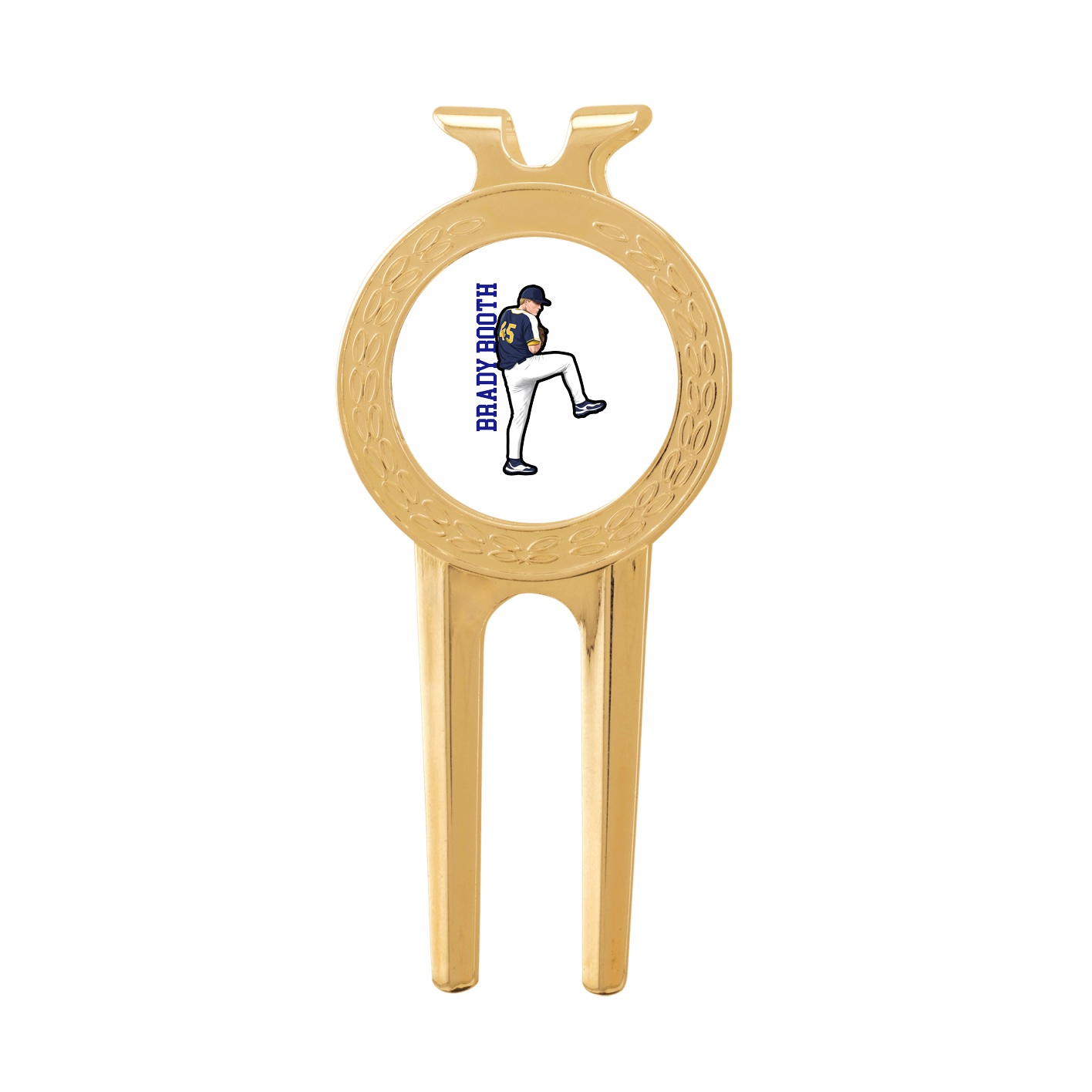 Divot Tool with Ball Marker — Name Vertical in Classic