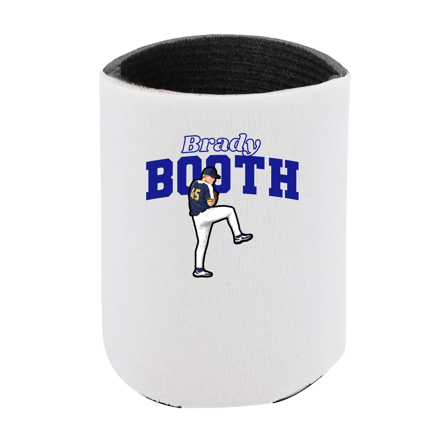 Can Holder — Name Arch in White