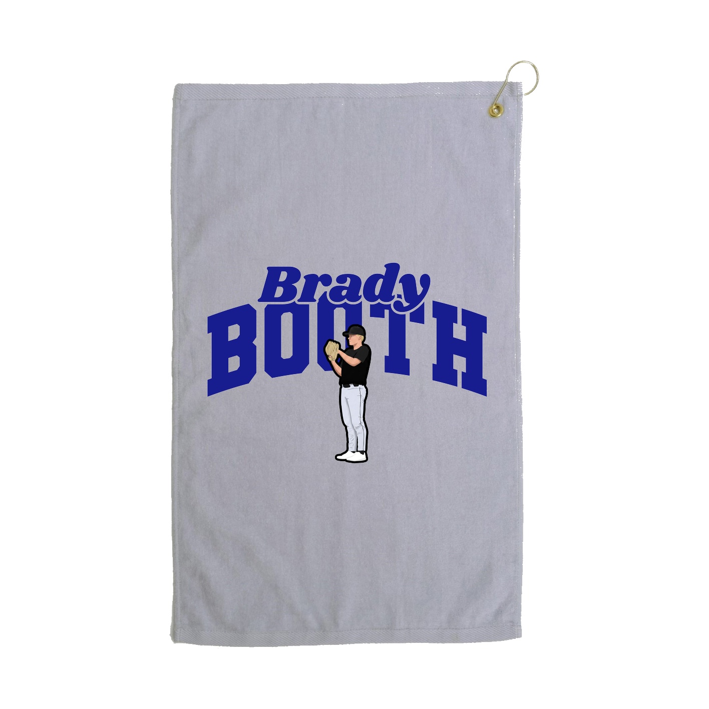 Golf Towel — Signature Arch in Grey