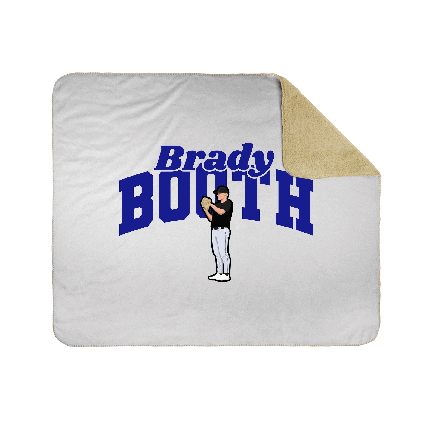 Throw Blanket — Signature Arch in White
