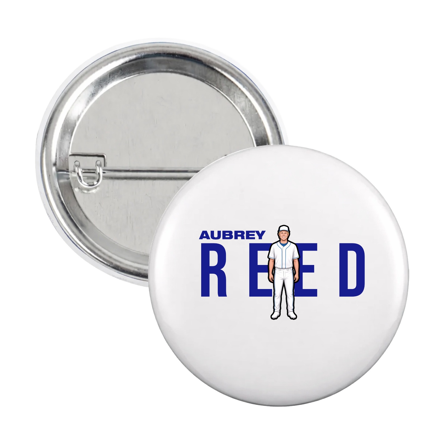 Game Day Button — Player Name in White
