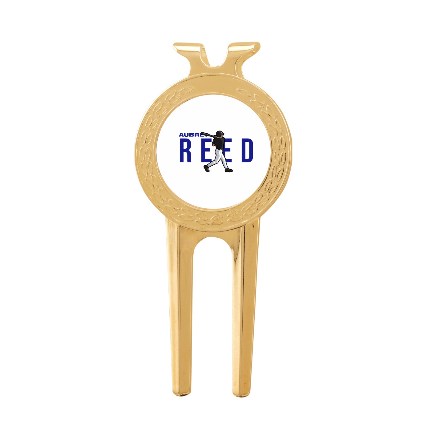 Divot Tool with Ball Marker — Player Name in Classic
