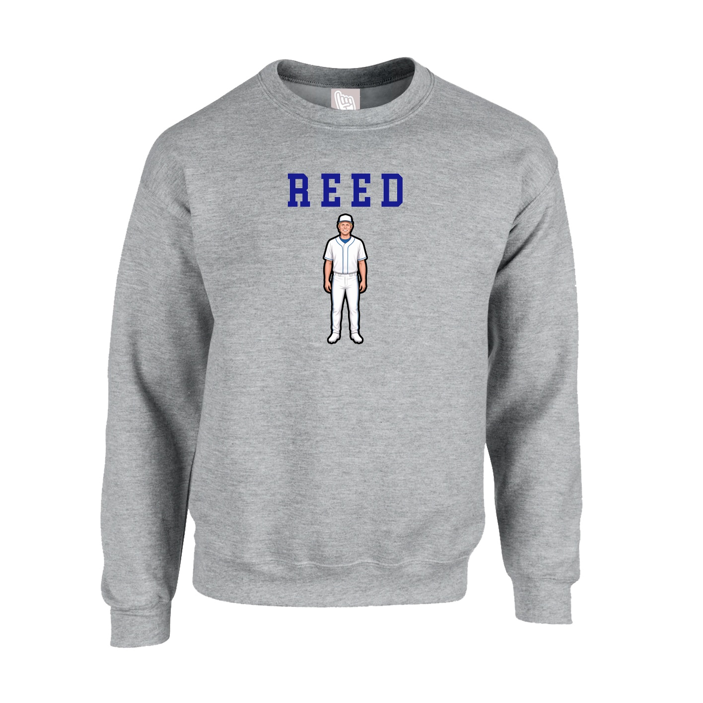 Fleece Crew — Shirsey in Grey