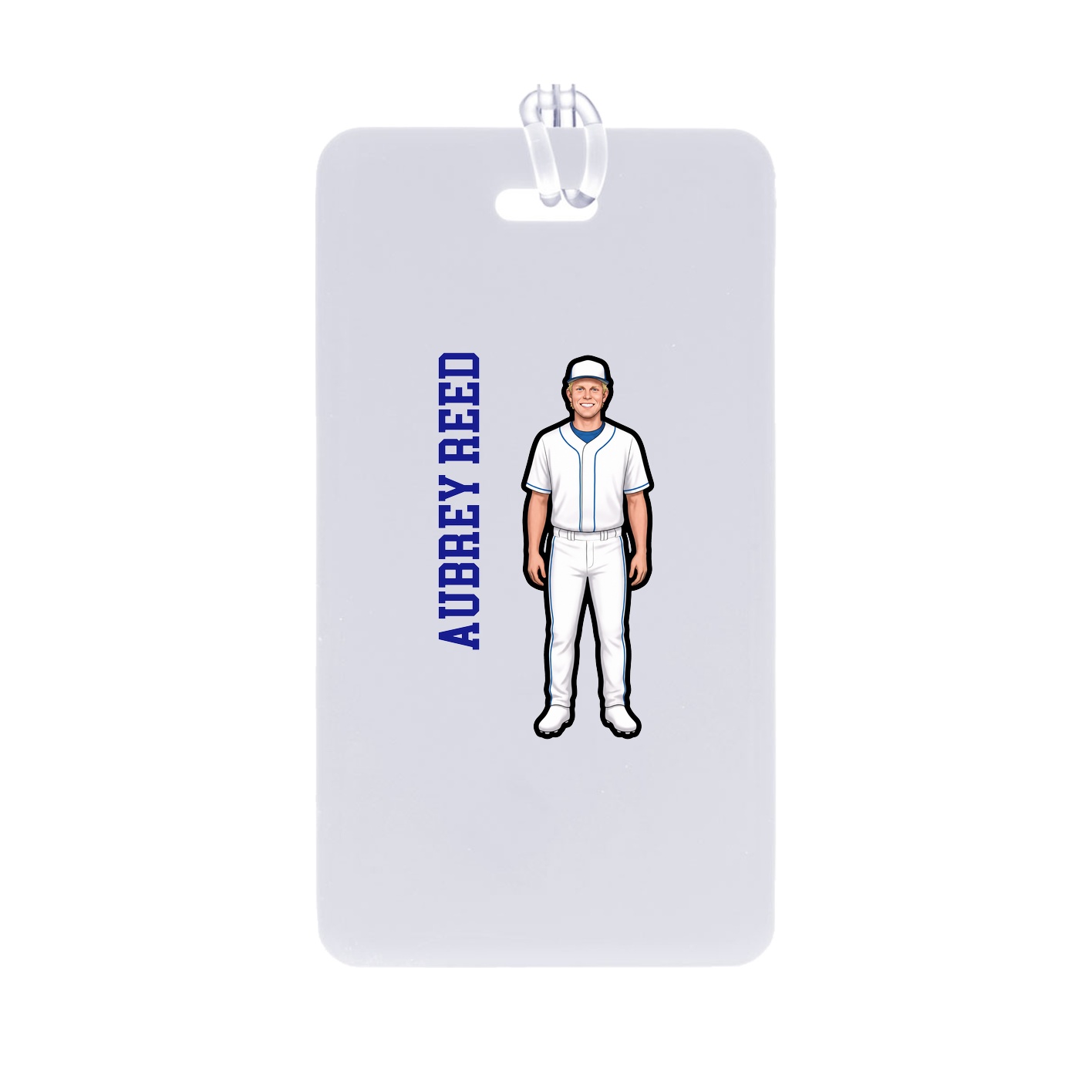 Bag Tag — Name Vertical in Classic