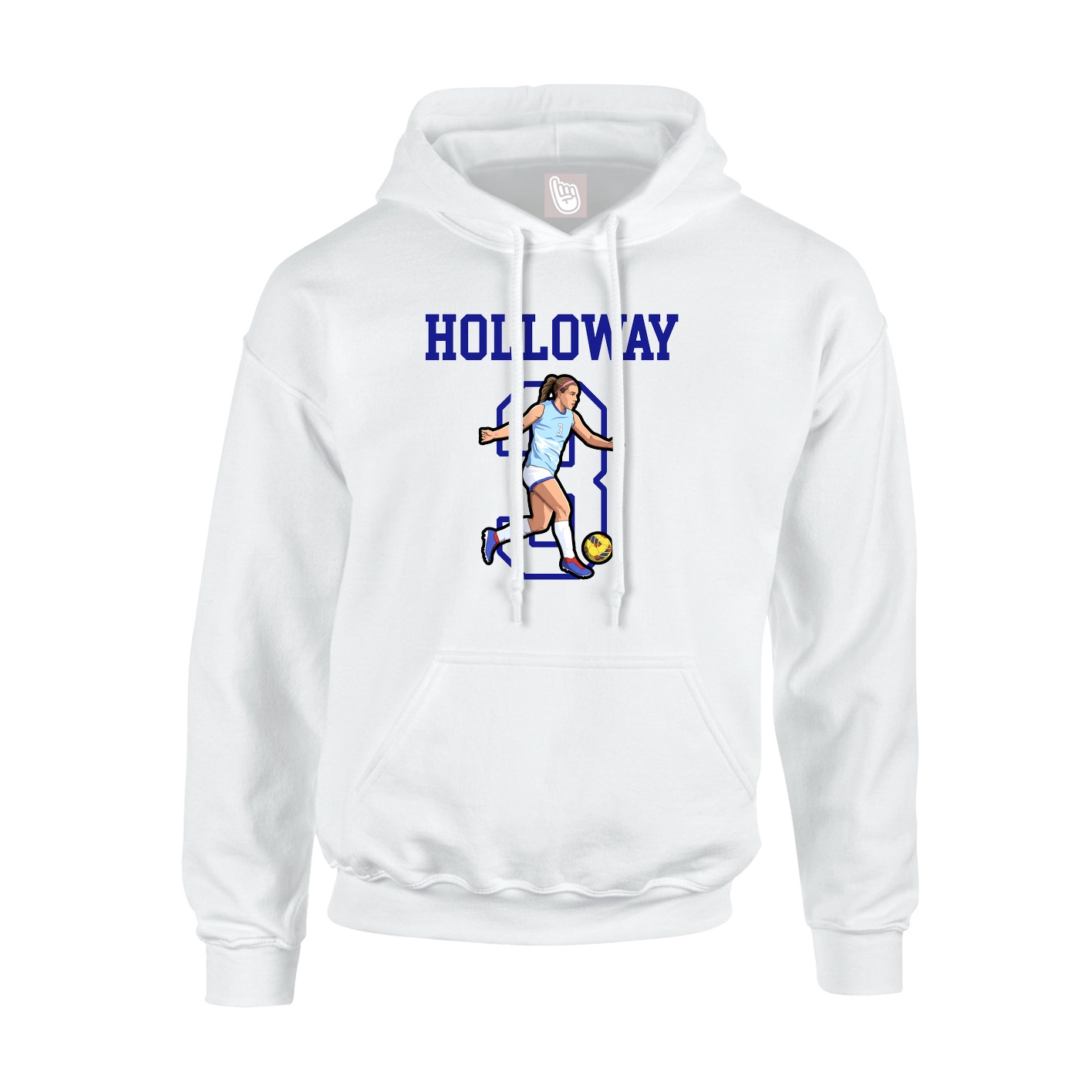 Hoodie — Shirsey in White