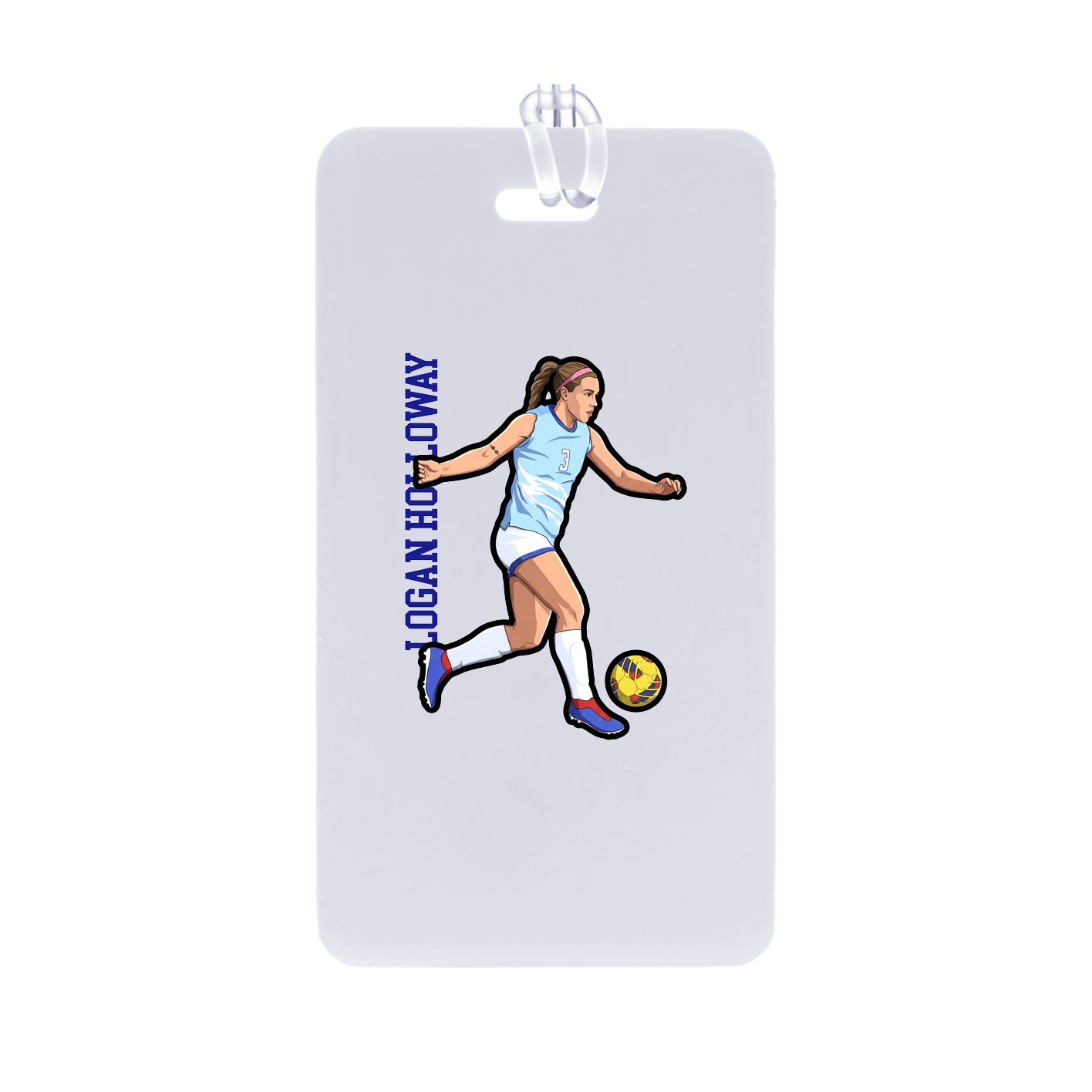 Bag Tag — Name Vertical in Classic